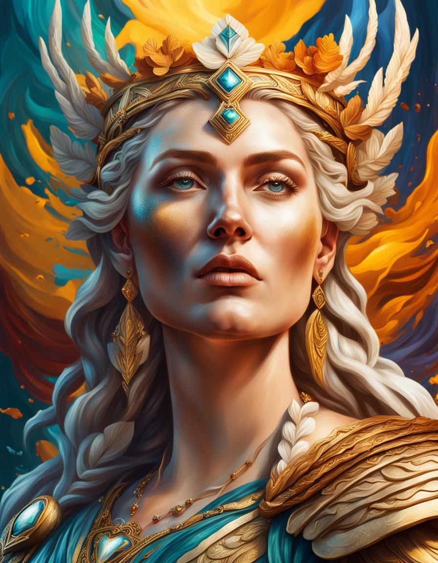 896x1152 Frigga Nordic goddess of love, marriage, and motherhood