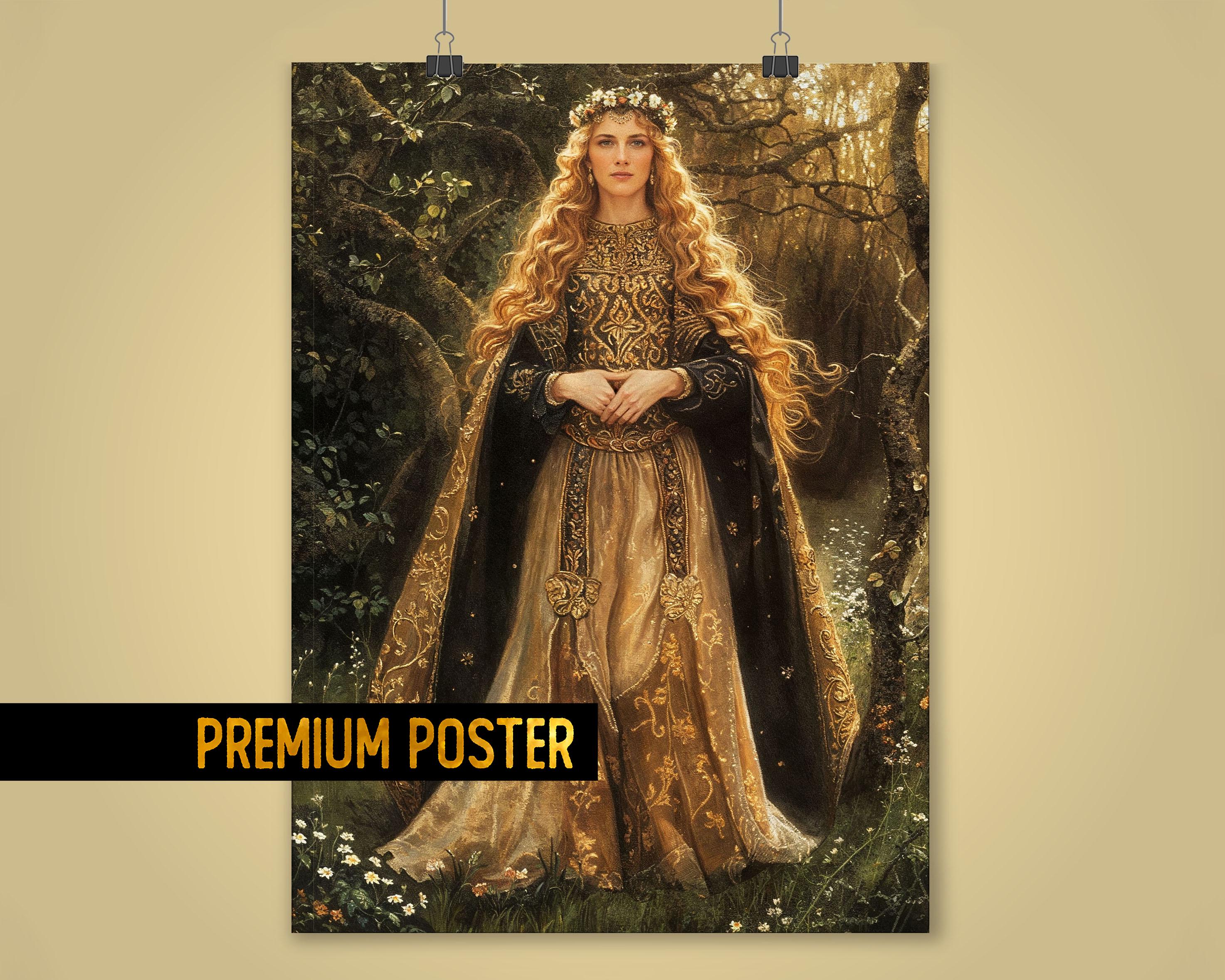 2946x2357 Norse Goddess Frigga Queen of Asgard Poster