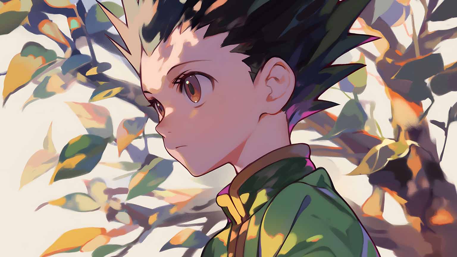 1536x864 Hunter x Hunter Gon Freecss Nature Light Desktop Wallpaper