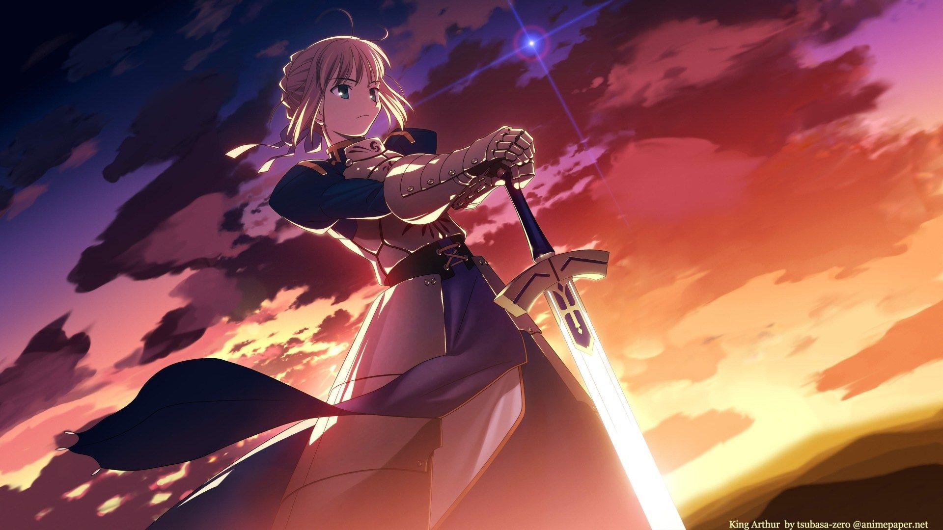 Fate Zero Saber Wallpapers Top Free Fate Zero Saber Backgrounds Wallpaperaccess