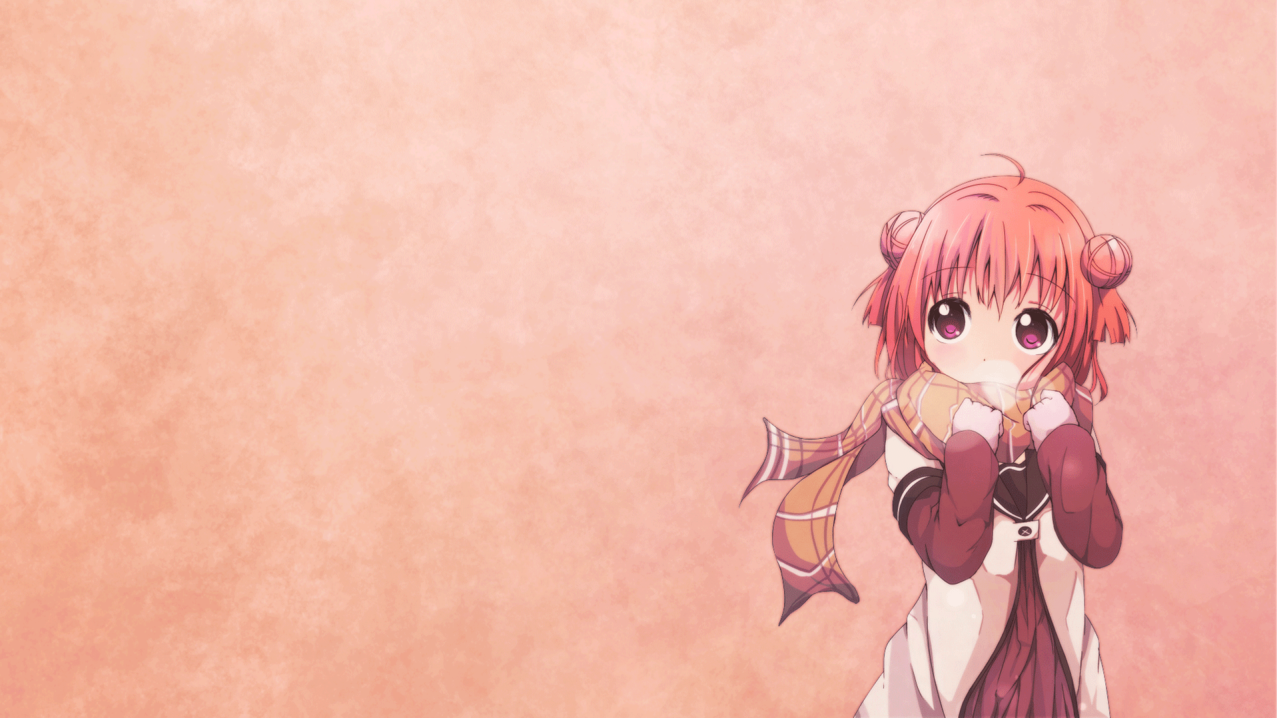 2560x1440 Download 2560x1440 Yuru Yuri, Akaza Akari, Scarf, School Uniform