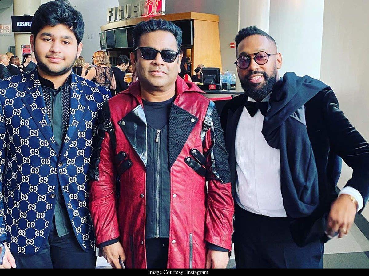 1200x900 Photos: AR Rahman attends Grammys with son Ameen and poses
