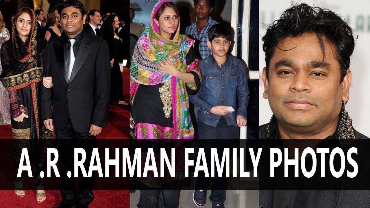 1280x720 A R Rahman Family Photo With Wife, Daughters, Son