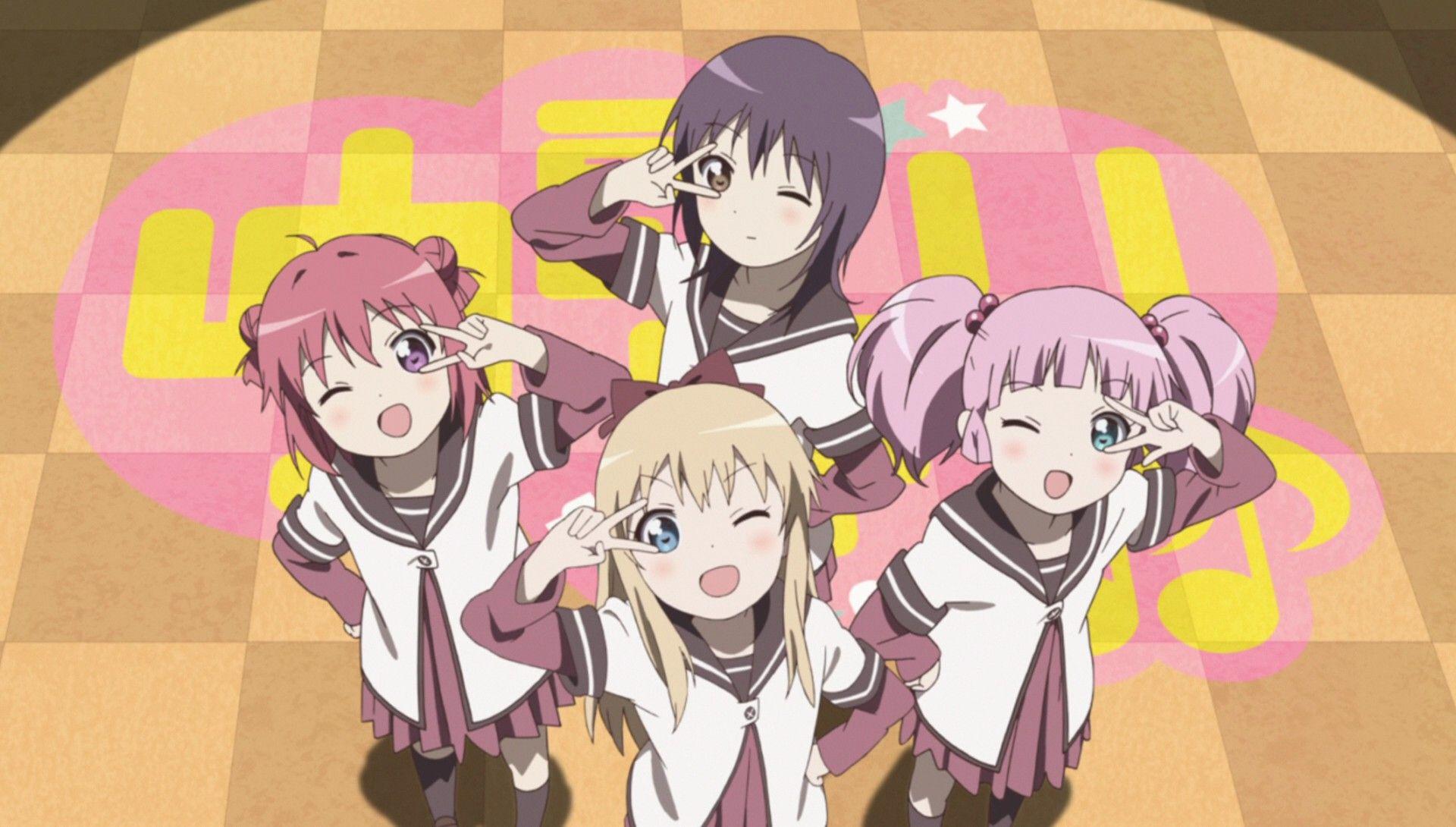 1920x1090 Yuru Yuri, Akaza Akari, Kyoko Toshino, Funami Yui, Yoshikawa Chinatsu, Anime girls HD Wallpaper / Desktop and Mobile Image & Photo