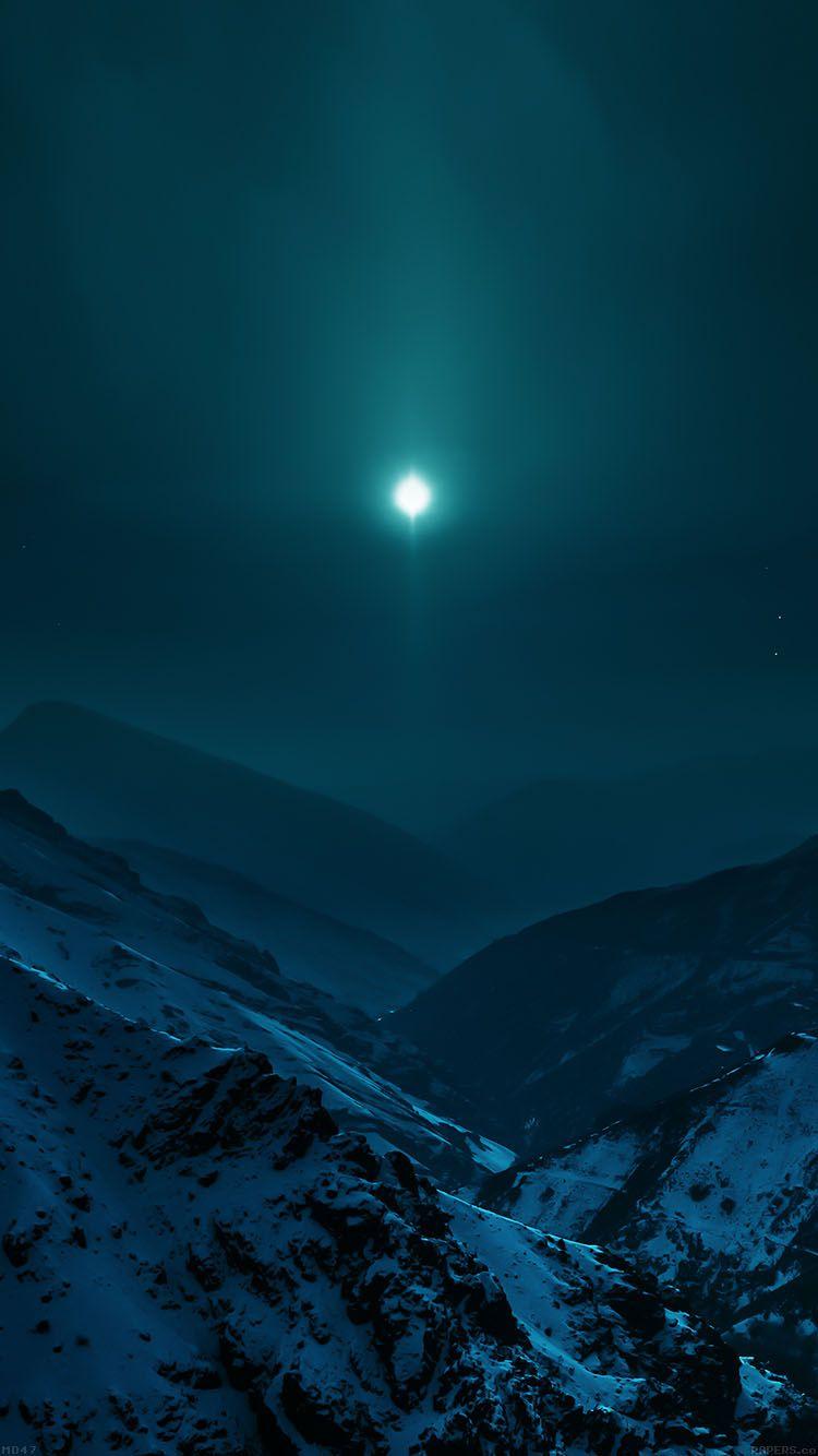 750x1334 iPhonePapers nature earth asleep mountain night