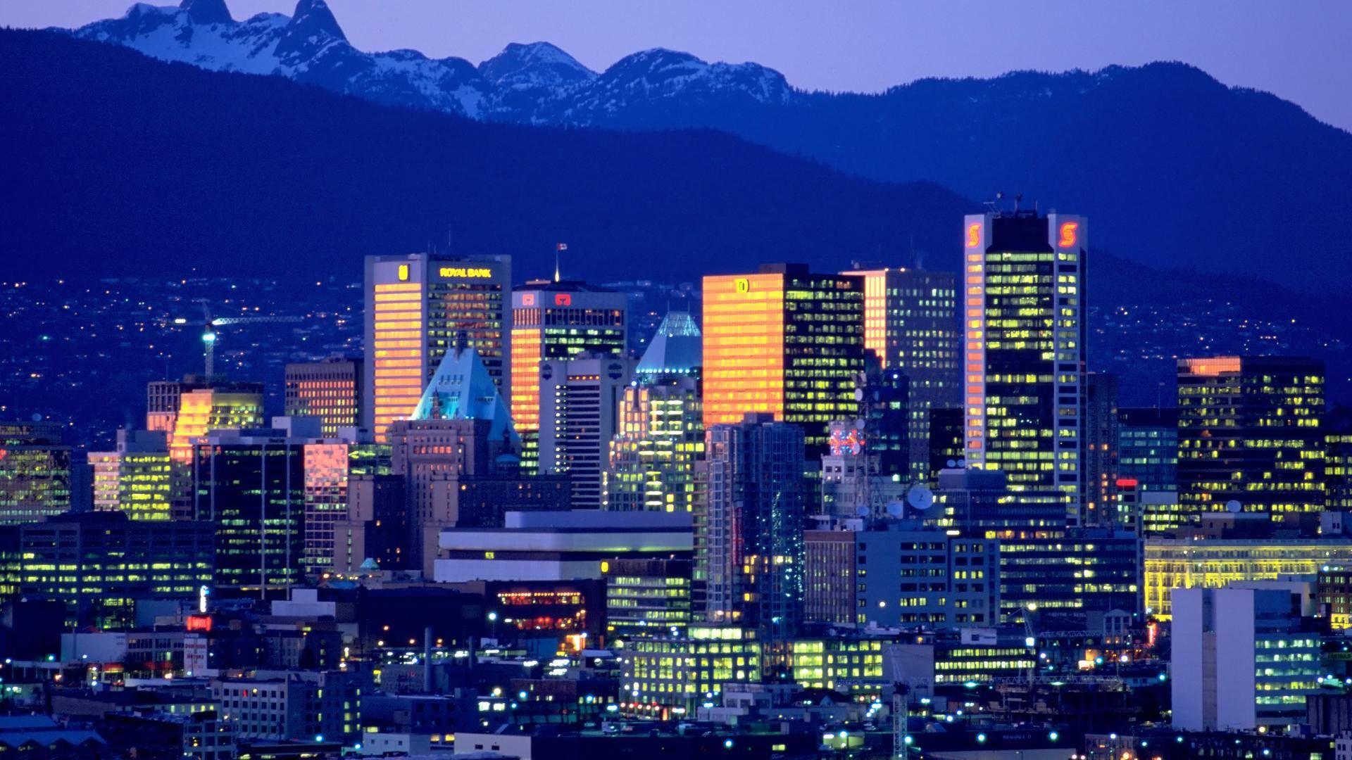 1920x1080 Canada, columbia, british, skyline, vancouver, wallpaper, photo
