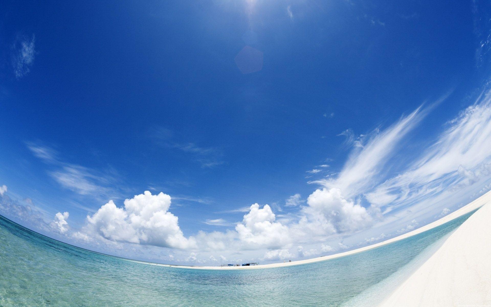 1920x1200 Beach Panorama Wallpaper