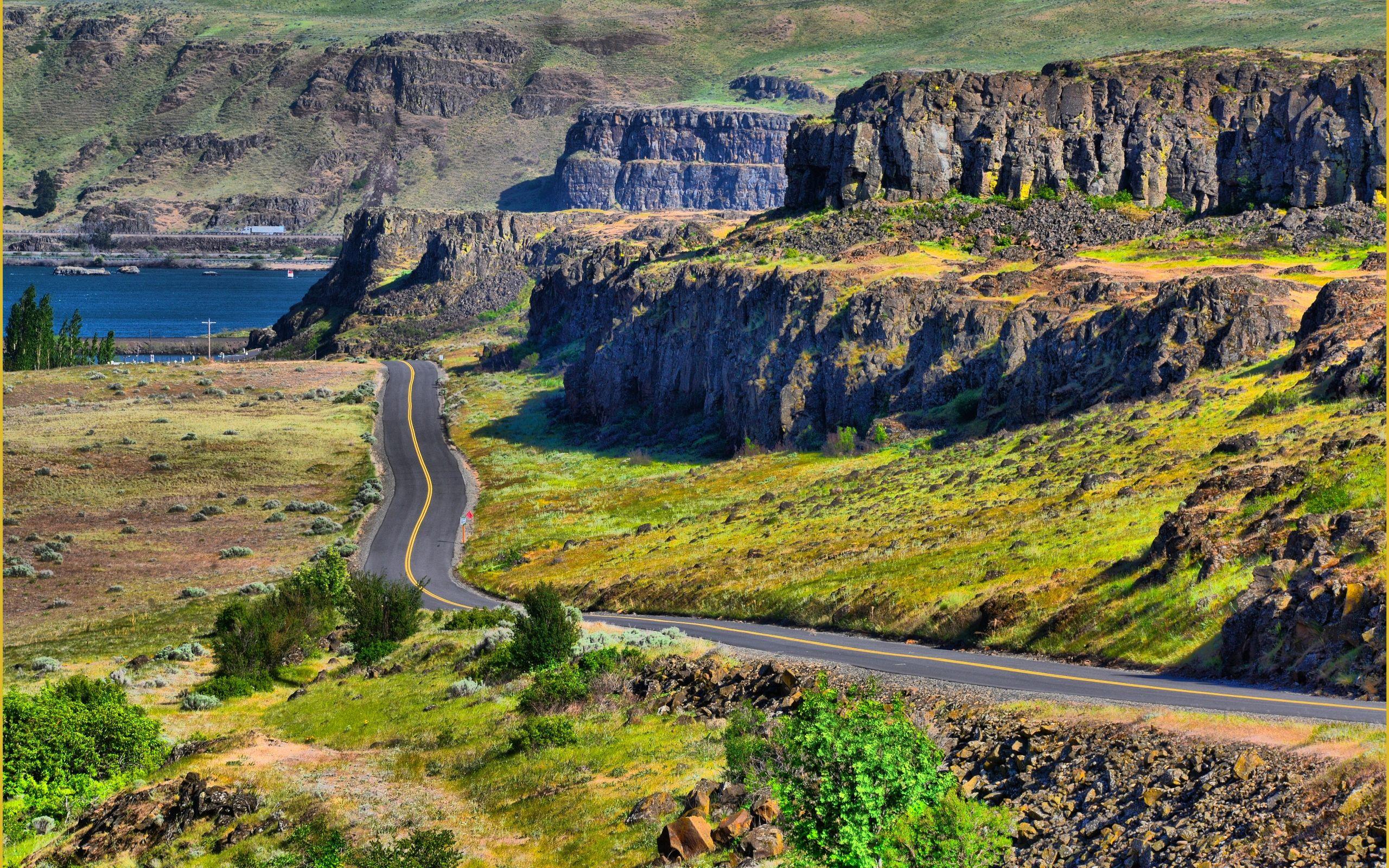 2560x1600 Columbia River Gorge MacBook Air Wallpaper Download