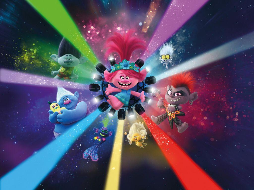 1024x768 Desktop wallpaper trolls world tour, 2020 animation movie, HD