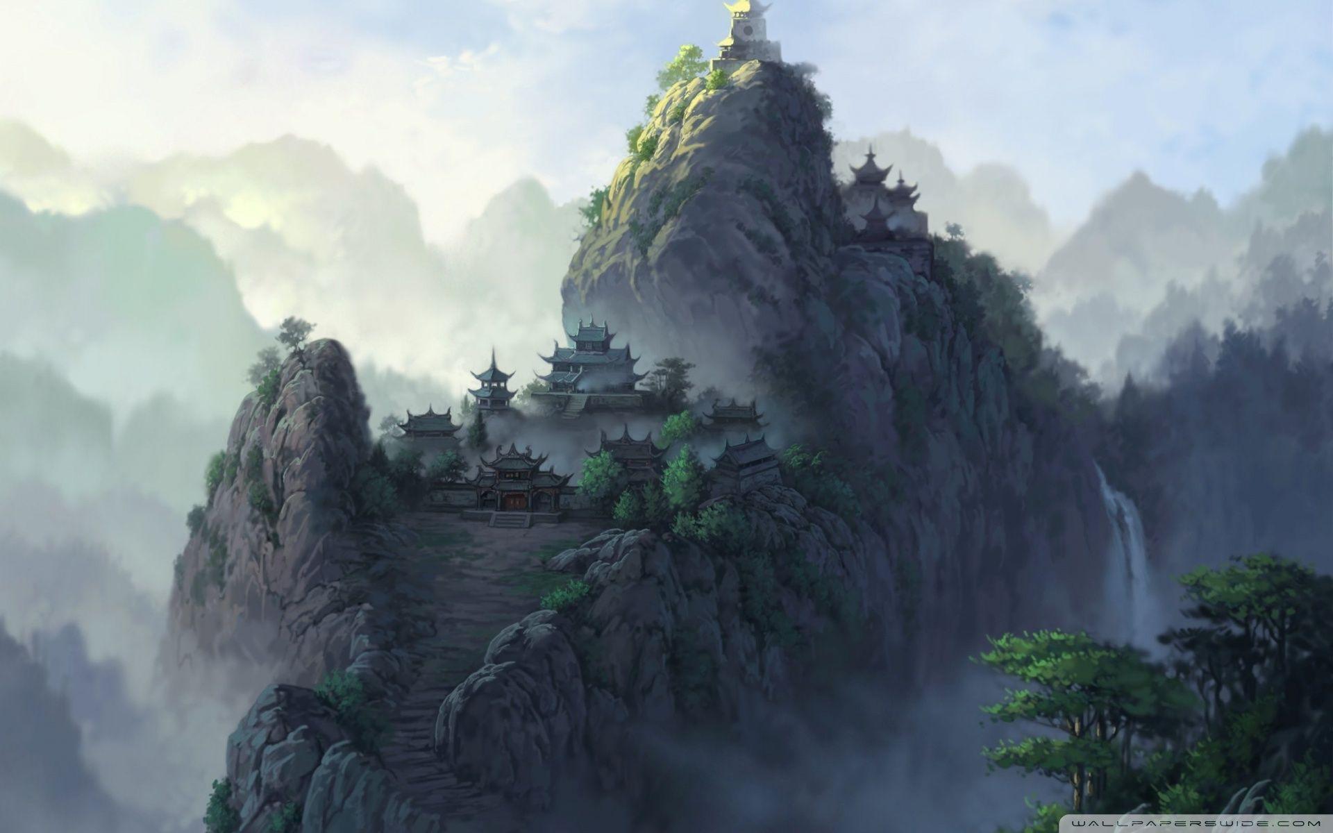 1920x1200 Ancient Japanese Temples Ultra HD Desktop Background Wallpaper