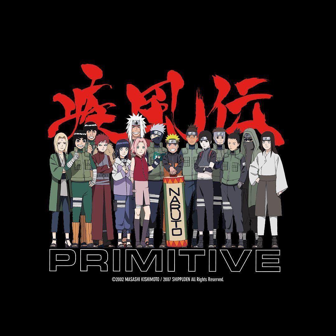 1080x1080 Primitive Skateboarding x Naruto Shippuden Collection