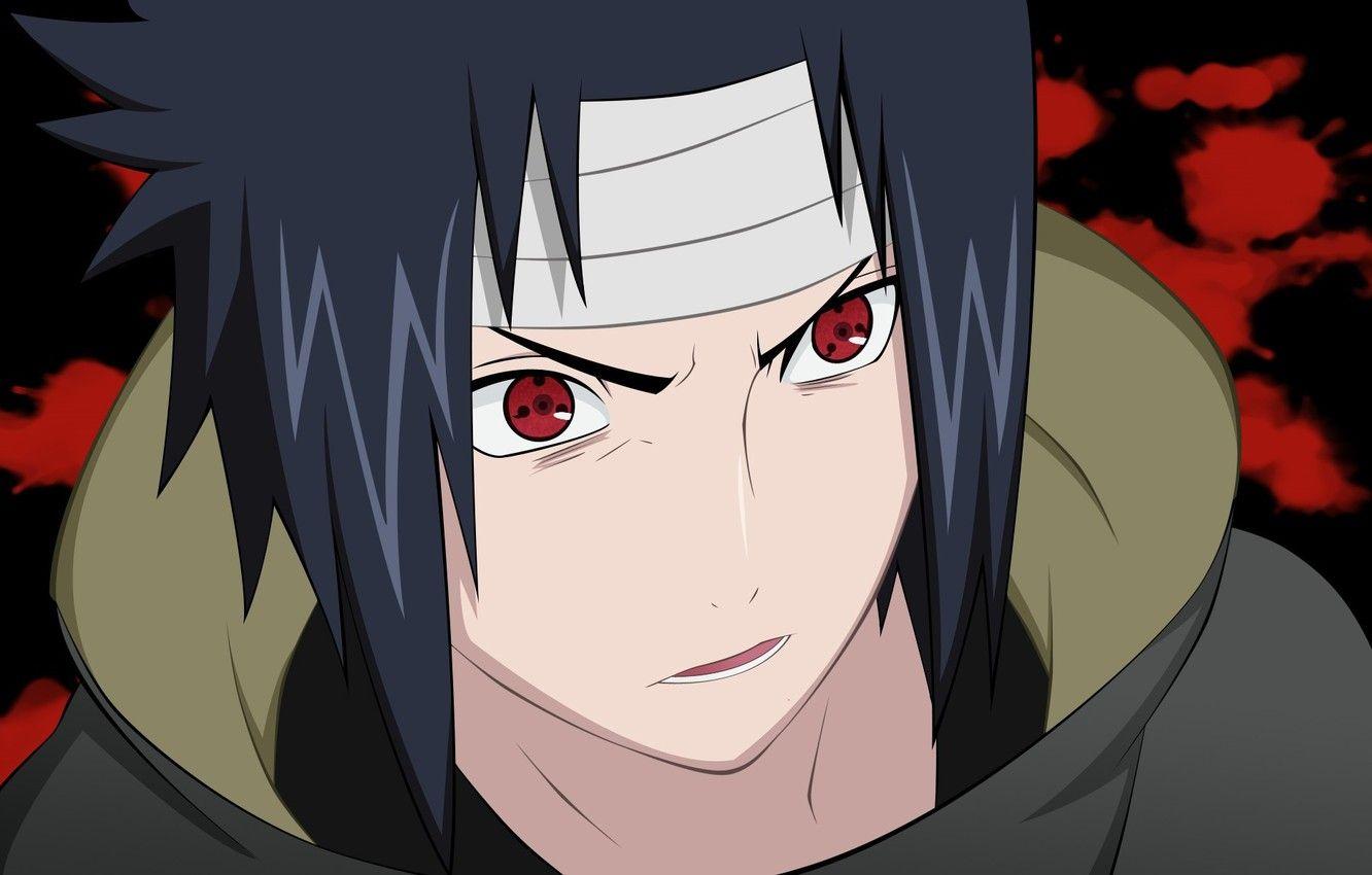 1332x850 Wallpaper blood, game, Naruto, anime, sharingan, ninja, asian