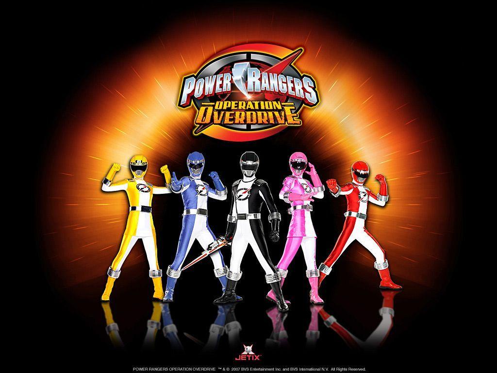 1024x768 Power Rangers Overdrive Wallpaper. Power rangers