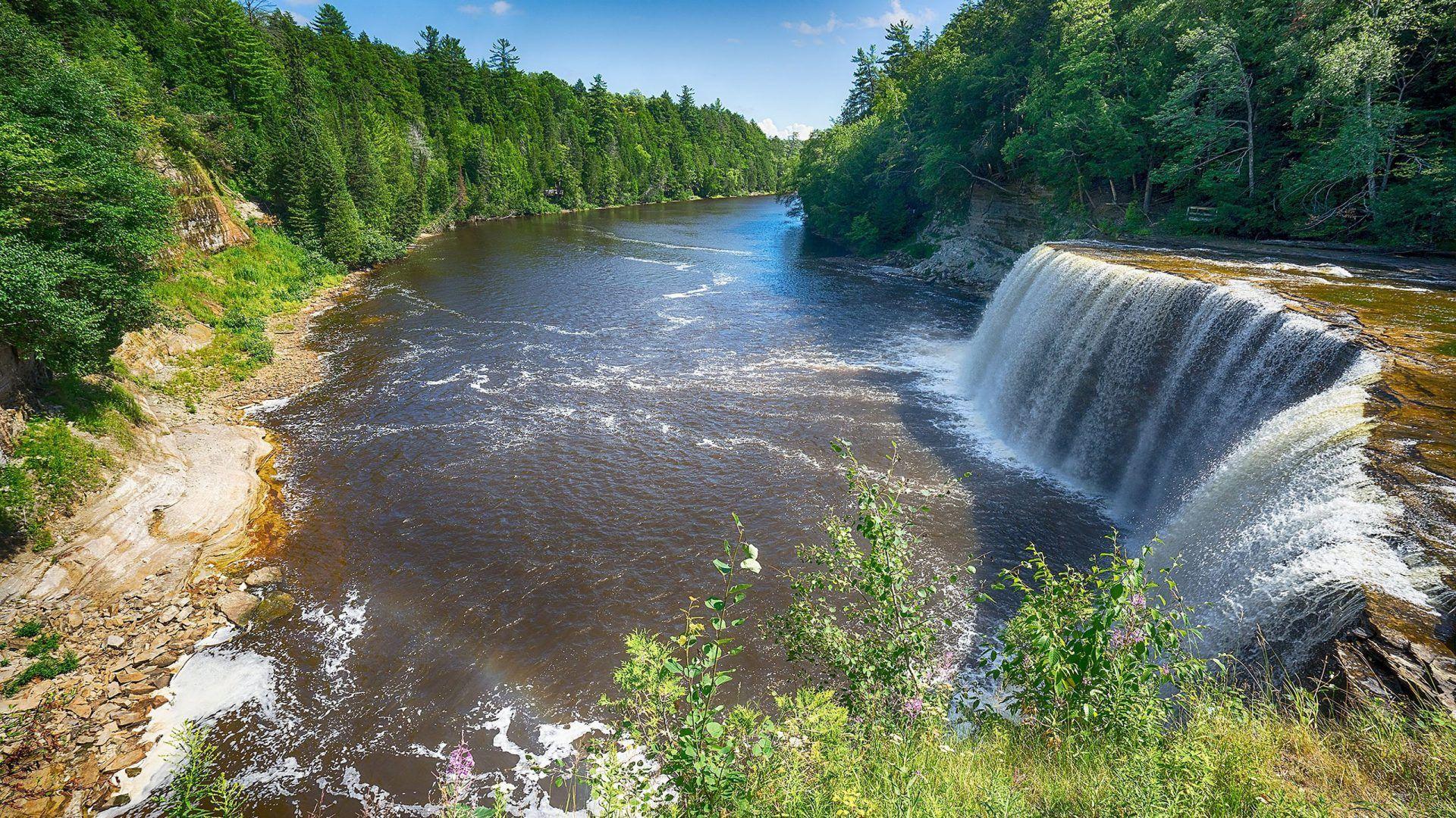1920x1080 Tahquamenon Falls Tahquamenon State Park Michigan United States