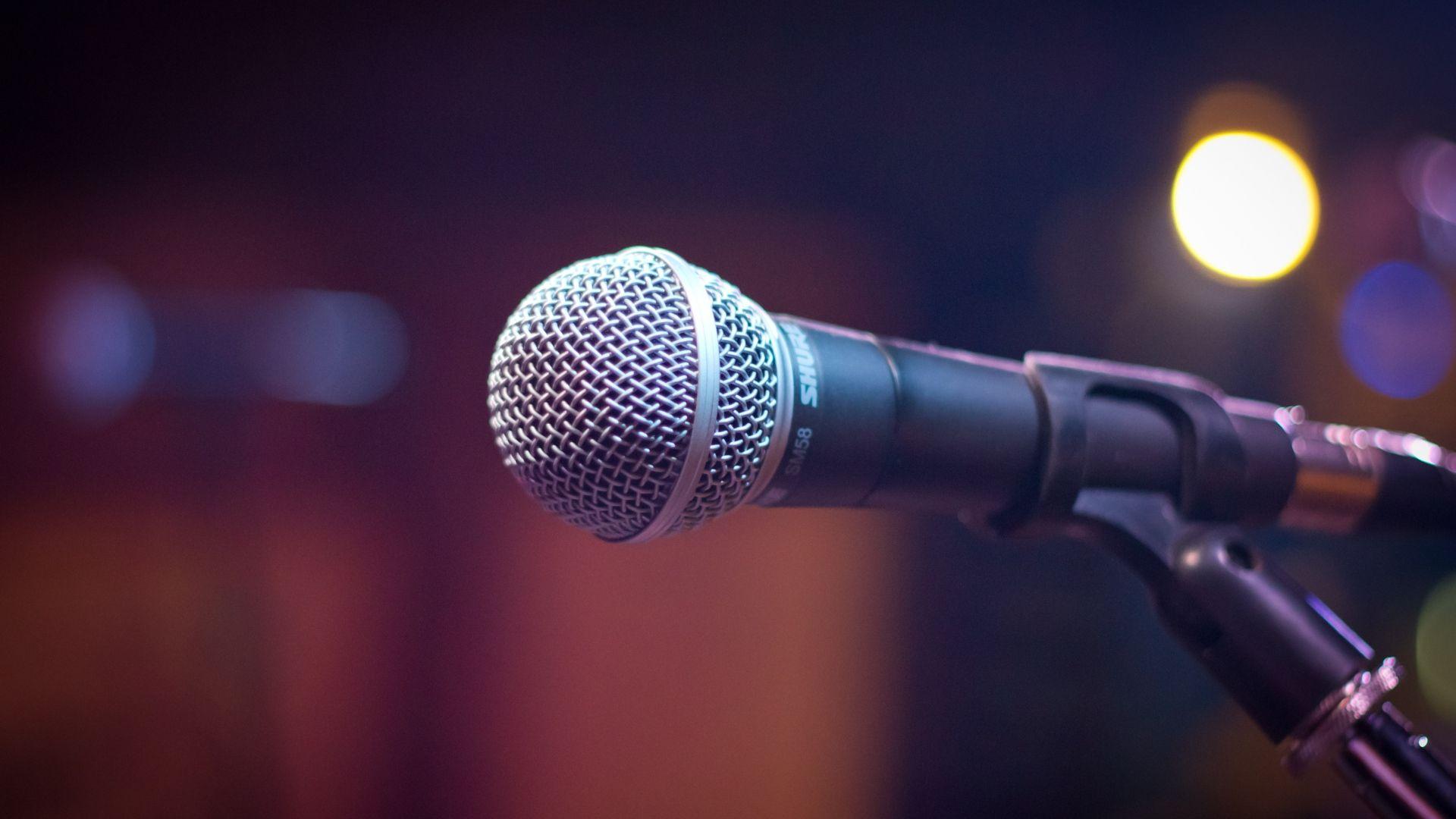 1920x1080 Microphone Wallpaper