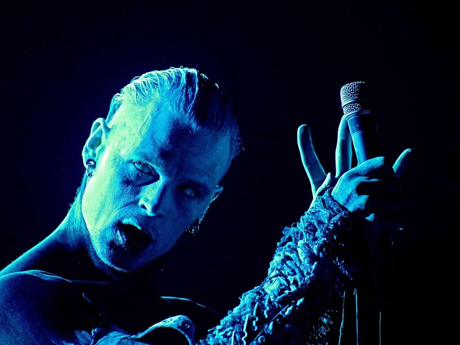 1600x1200 Combichrist industrial music concert singer blue makeup bands