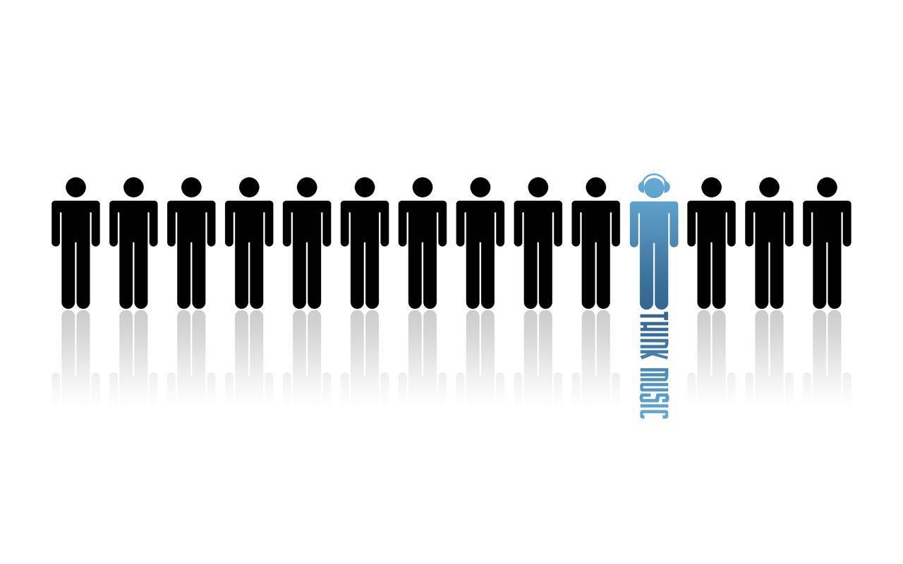 1280x800 Think music desktop PC and Mac wallpaper