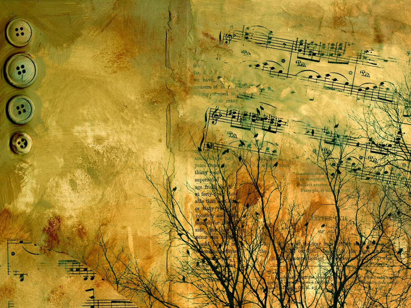 1400x1050 Music Computer Background