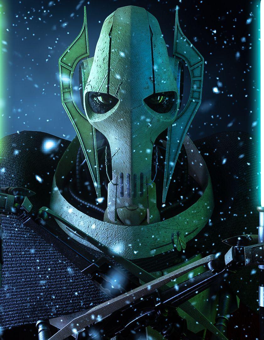 840x1080 Download General Grievous, Star Wars, artwork wallpaper, 840x iPhone iPhone 4S, iPod touch