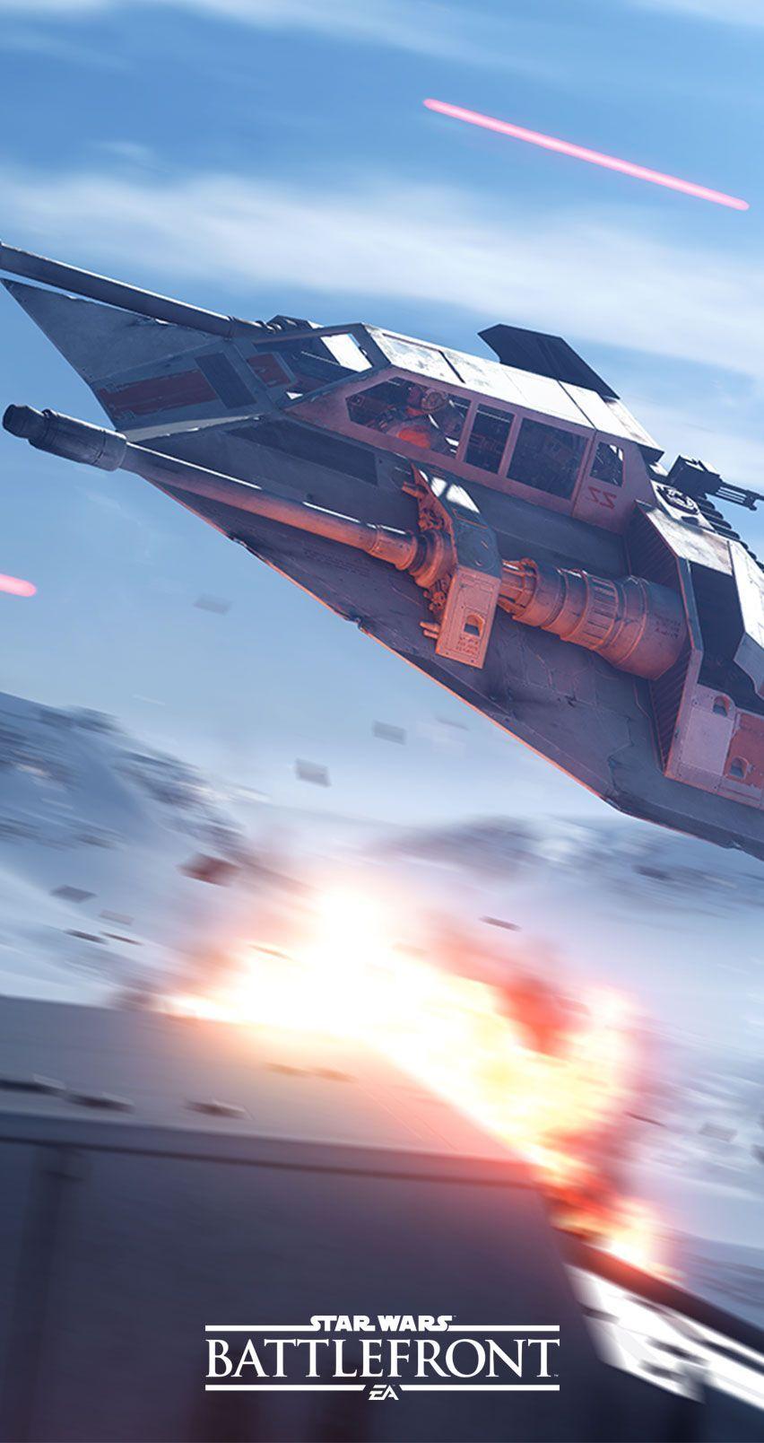 852x1608 Star Wars Battlefront Smartphone Background