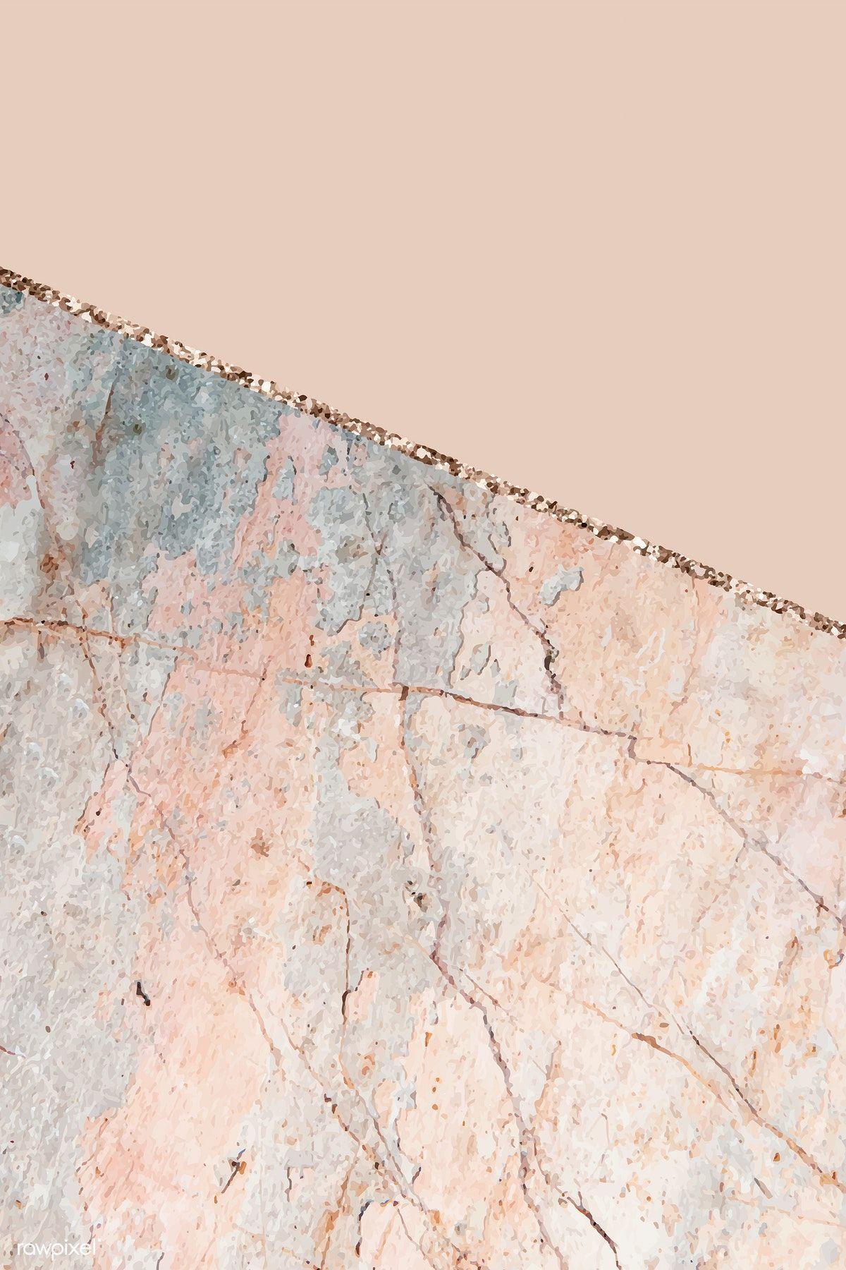 1200x1800 Download premium vector of Pastel orange marbled background vector