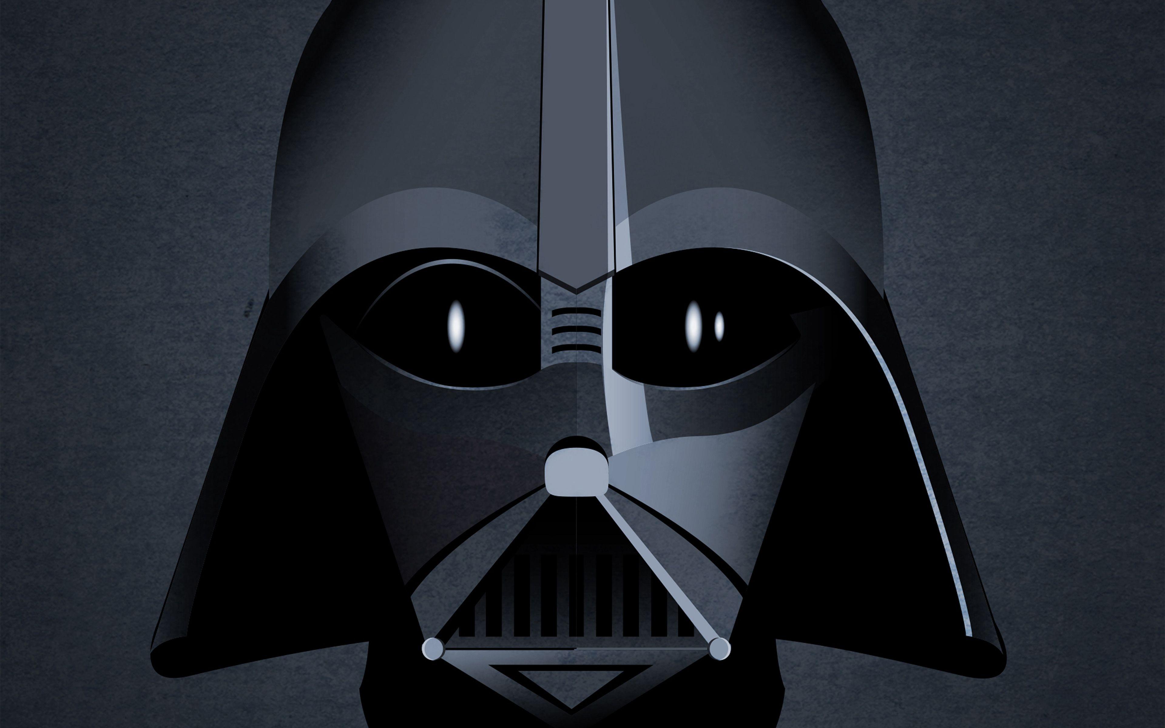 3840x2400 Starwars Darth Vader Face Dark Illustration Art Hero Wallpaper