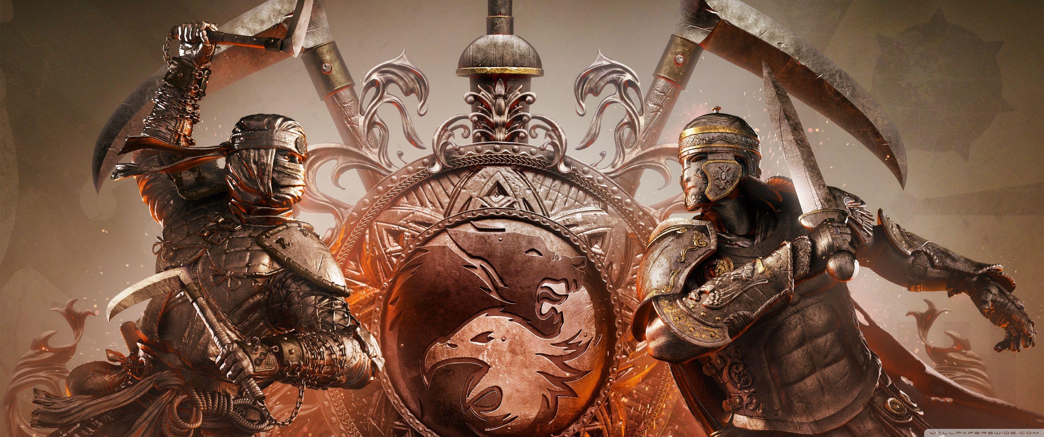 3440x1440 For Honor Season 2 Shadow and Might, Centurion The Knights, Shinobi