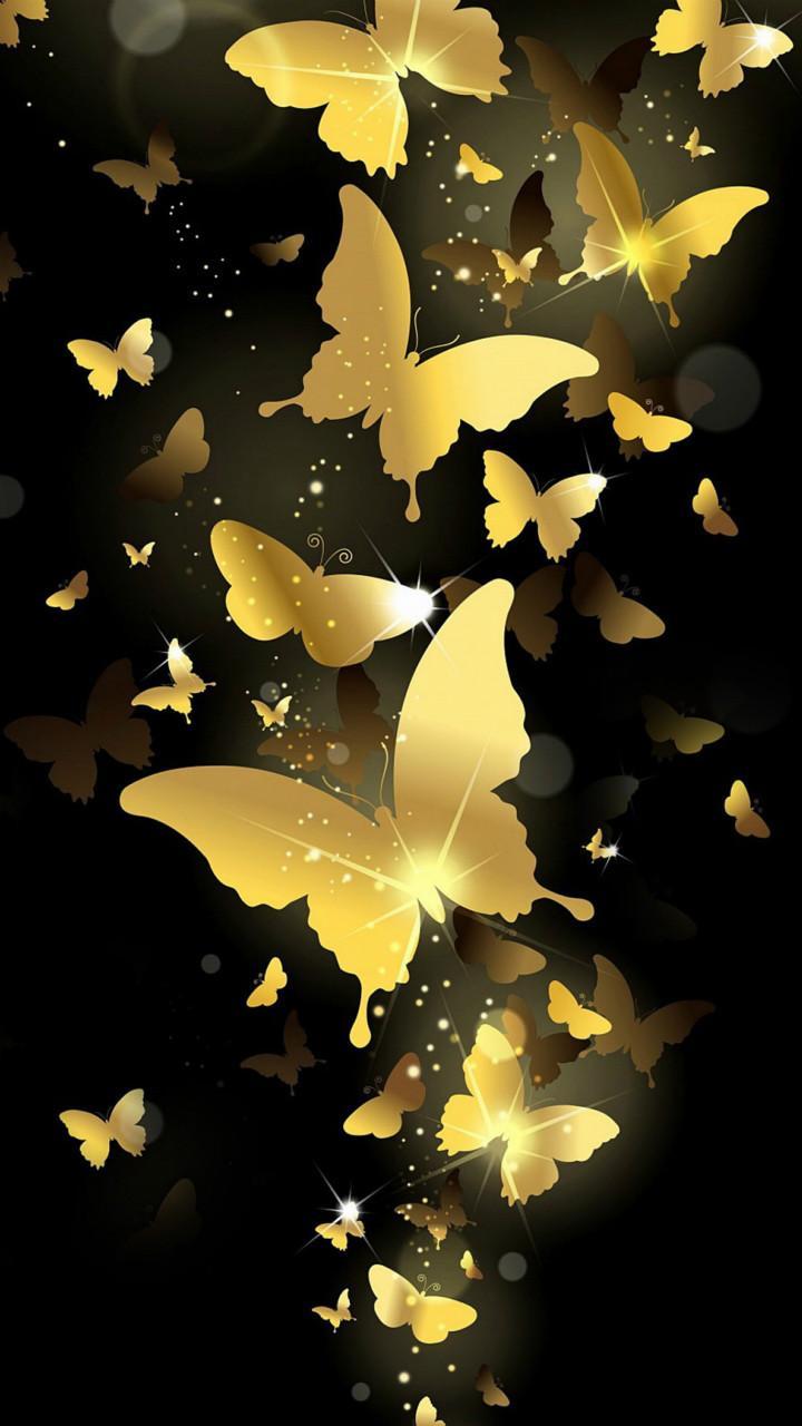 Golden Butterfly Wallpapers  Wallpaper Cave  Sfondi carini Sfondi per  cellulare Sfondi