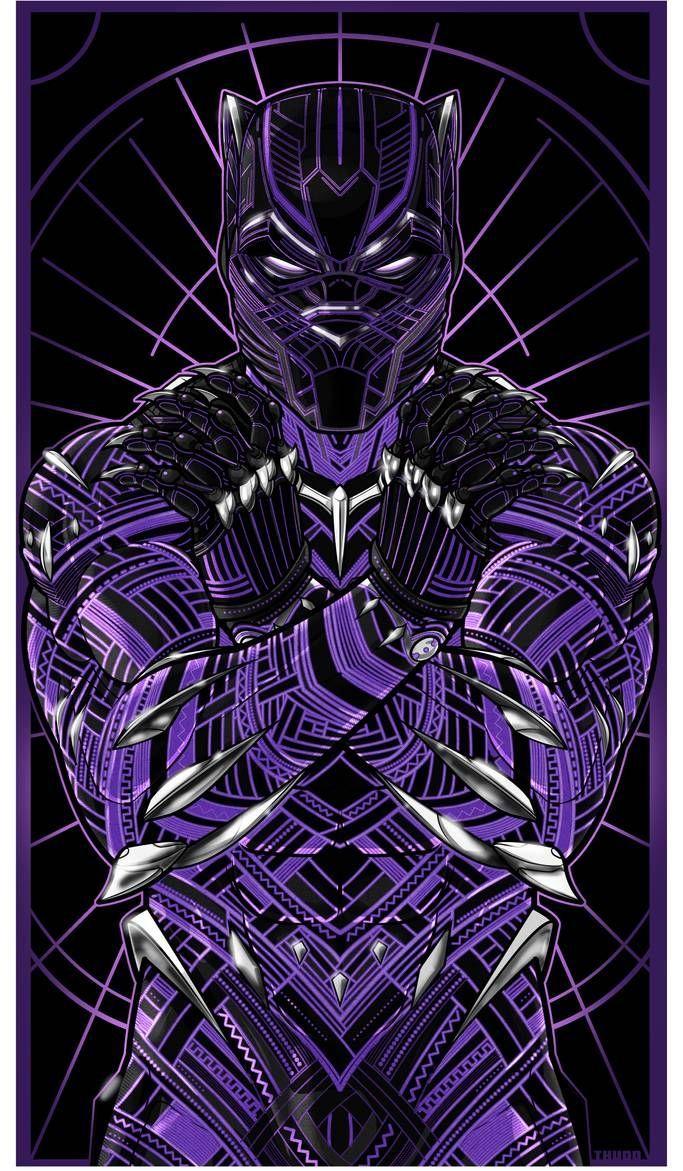 683x1171 Purple Panther ICON. Black panther art, Black panther marvel, Marvel superhero posters