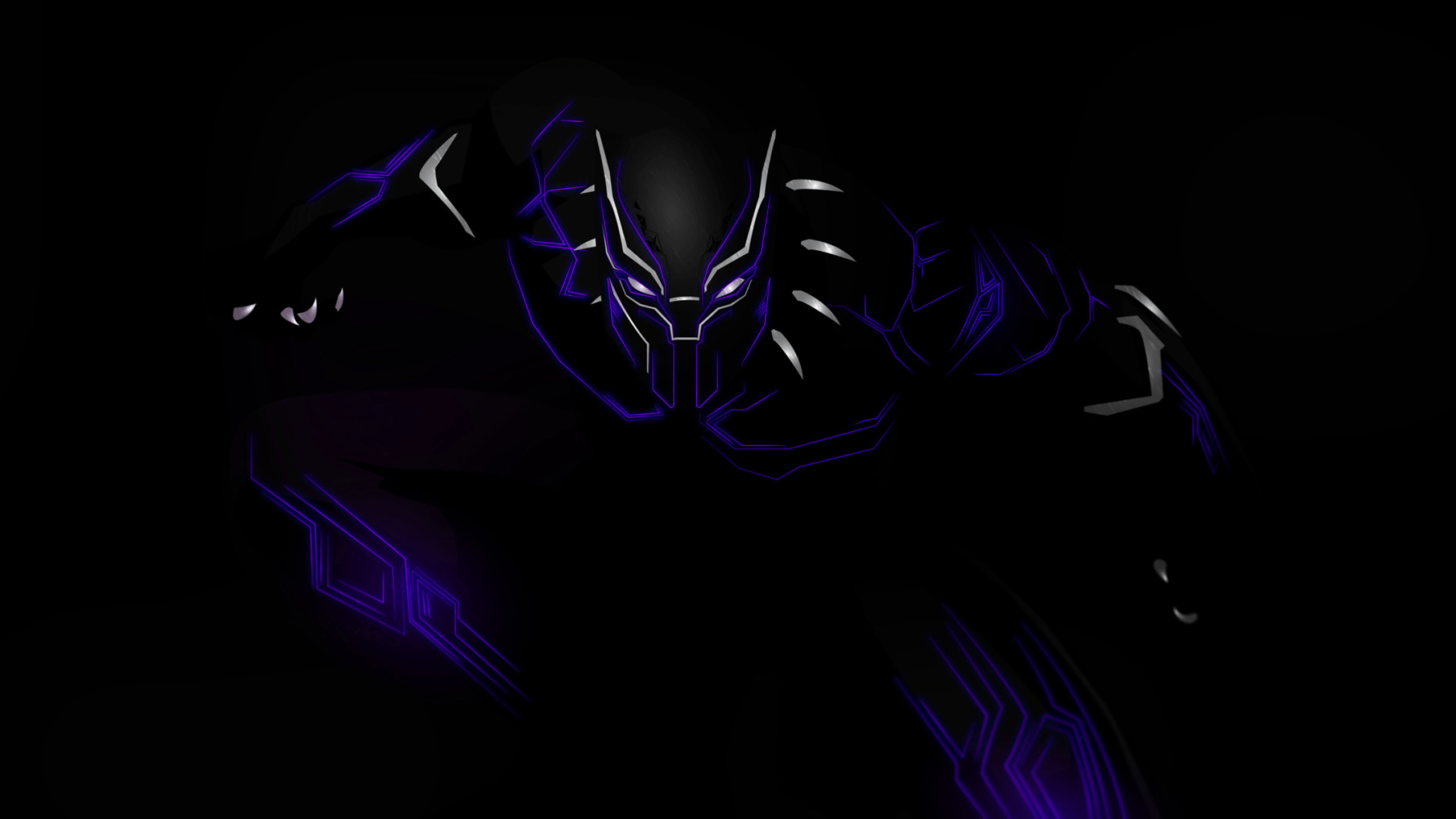 2560x1440 Black Panther HD Wallpaper
