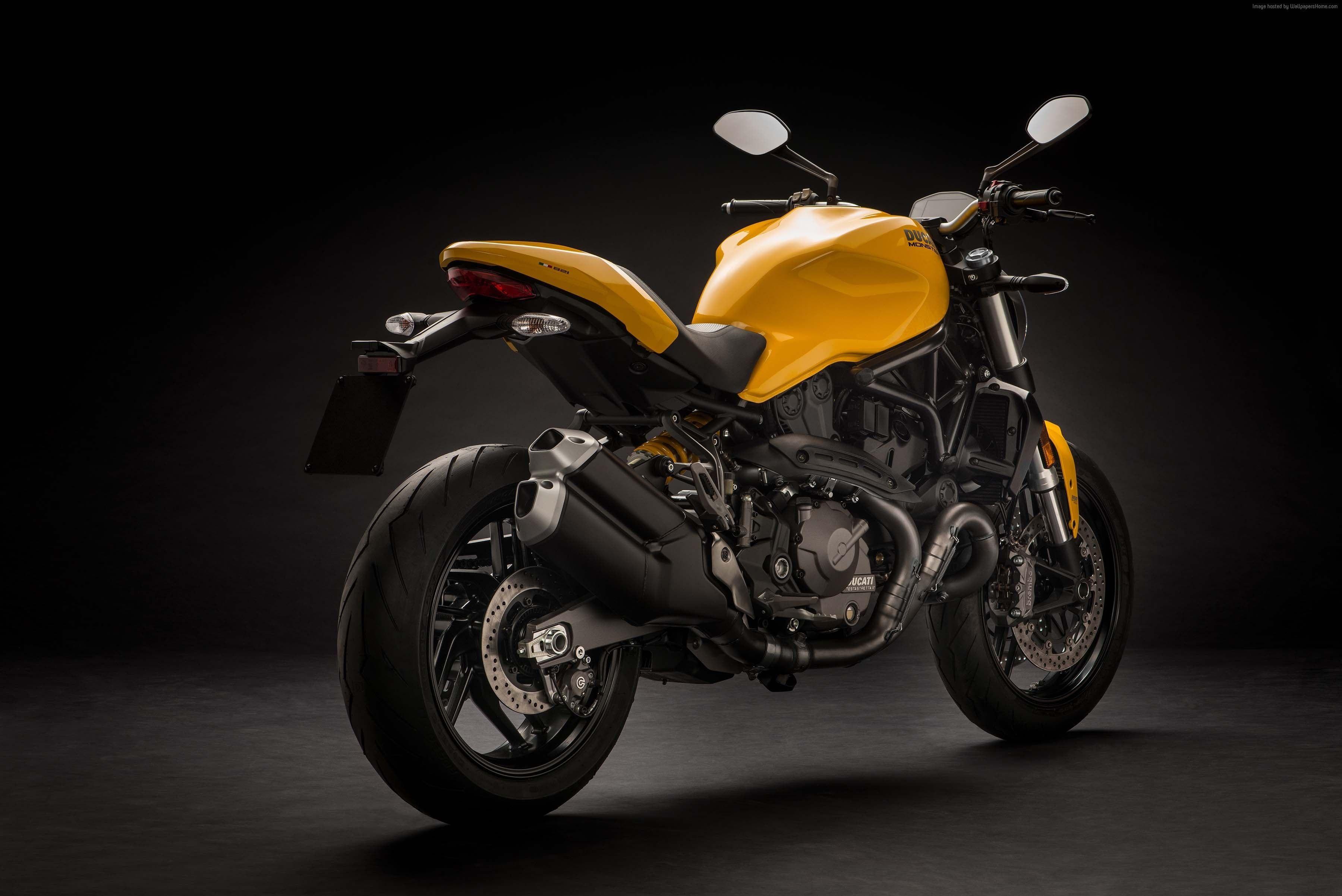 3600x2403 Photo of black and yellow naked motorcycle HD wallpaper. Wallpaper