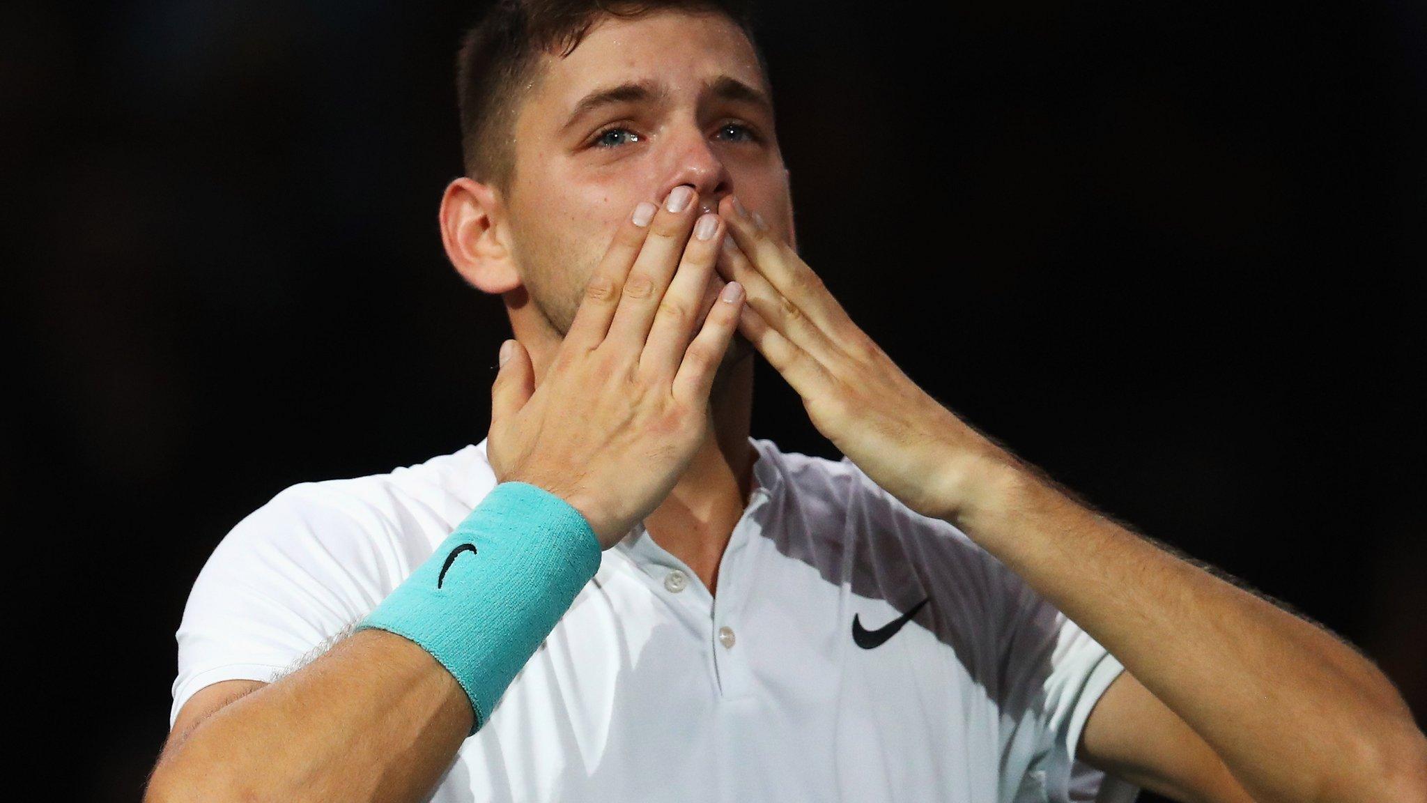 2048x1152 Paris Masters: Jack Sock beats Filip Krajinovic to qualify for ATP Tour Finals