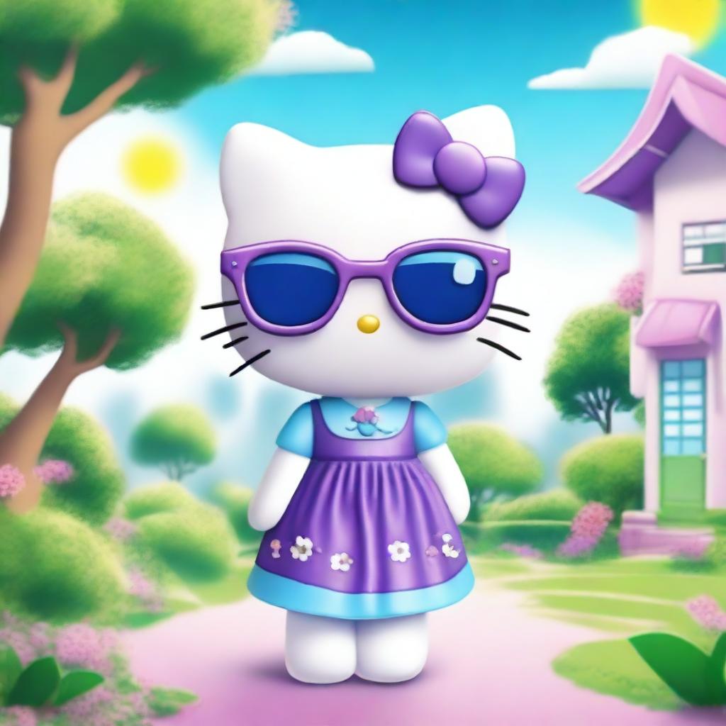 1024x1024 Chic Hello Kitty: Stylish & Adorable!