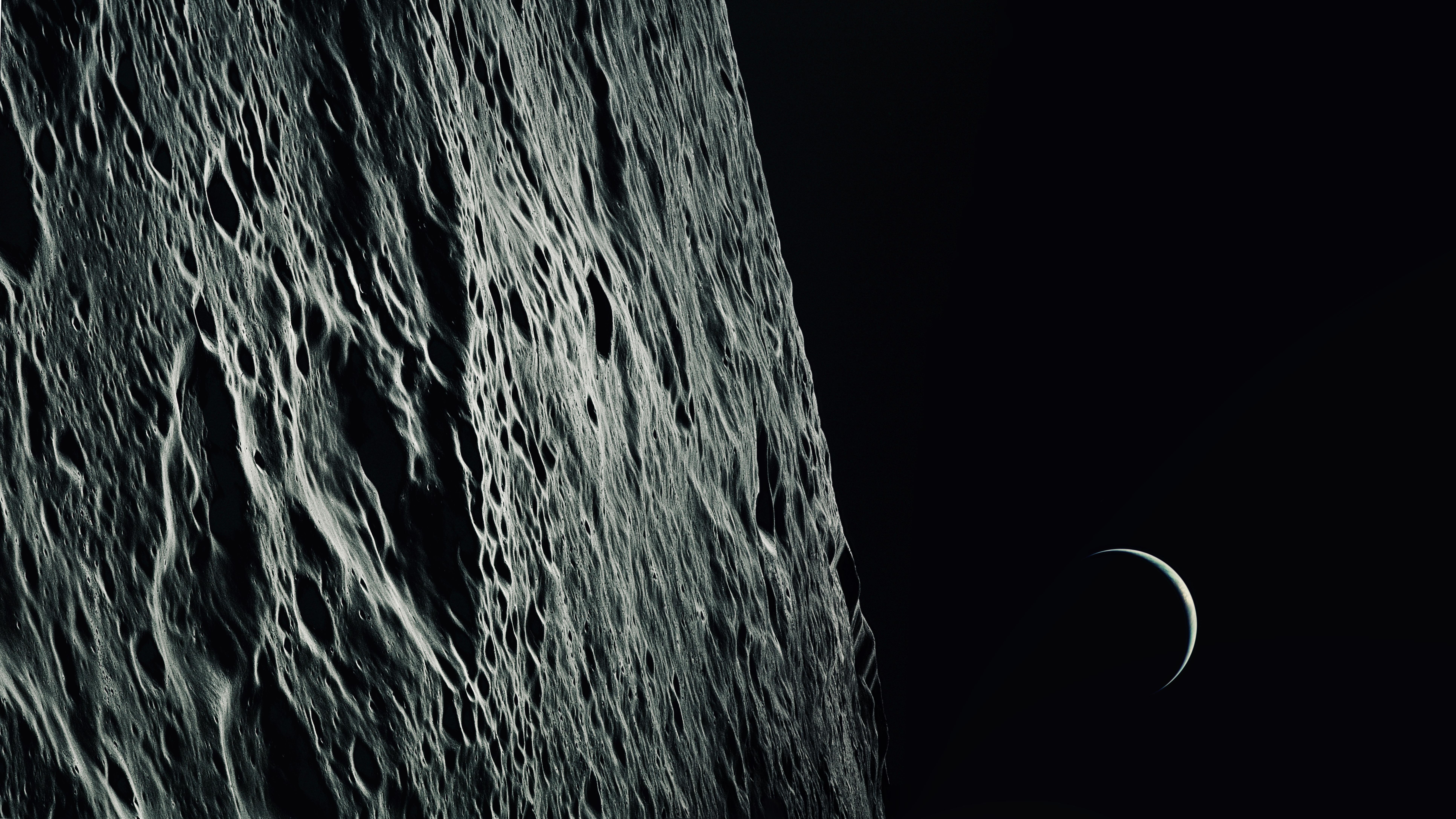7726x4346 Sci Fi Moon 8k Ultra HD Wallpaper, HD Space 4K Wallpaper, Image and Background