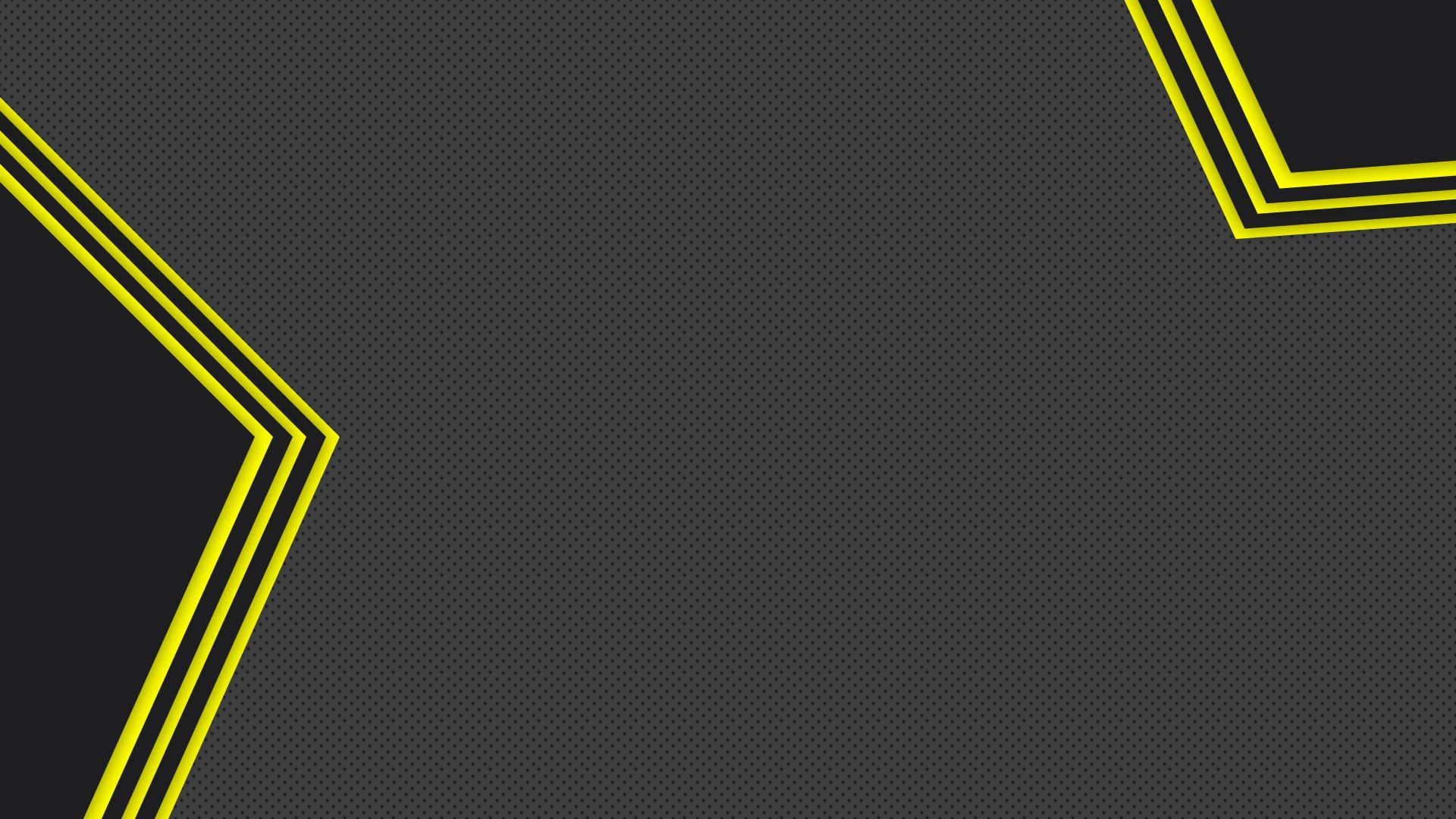 1920x1080 8K Ultra HD Abstract Geometry: Bold Yellow & Grey Shapes