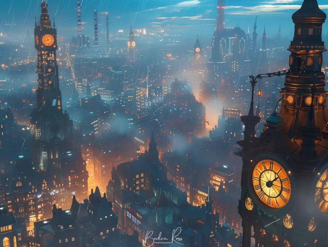 1080x814 Clockpunk Wallpaper
