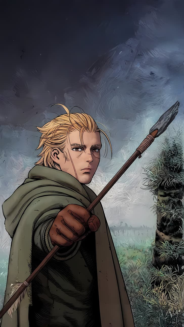 728x1294 HD wallpaper: Vinland Saga, manga, phone, Thorfinn