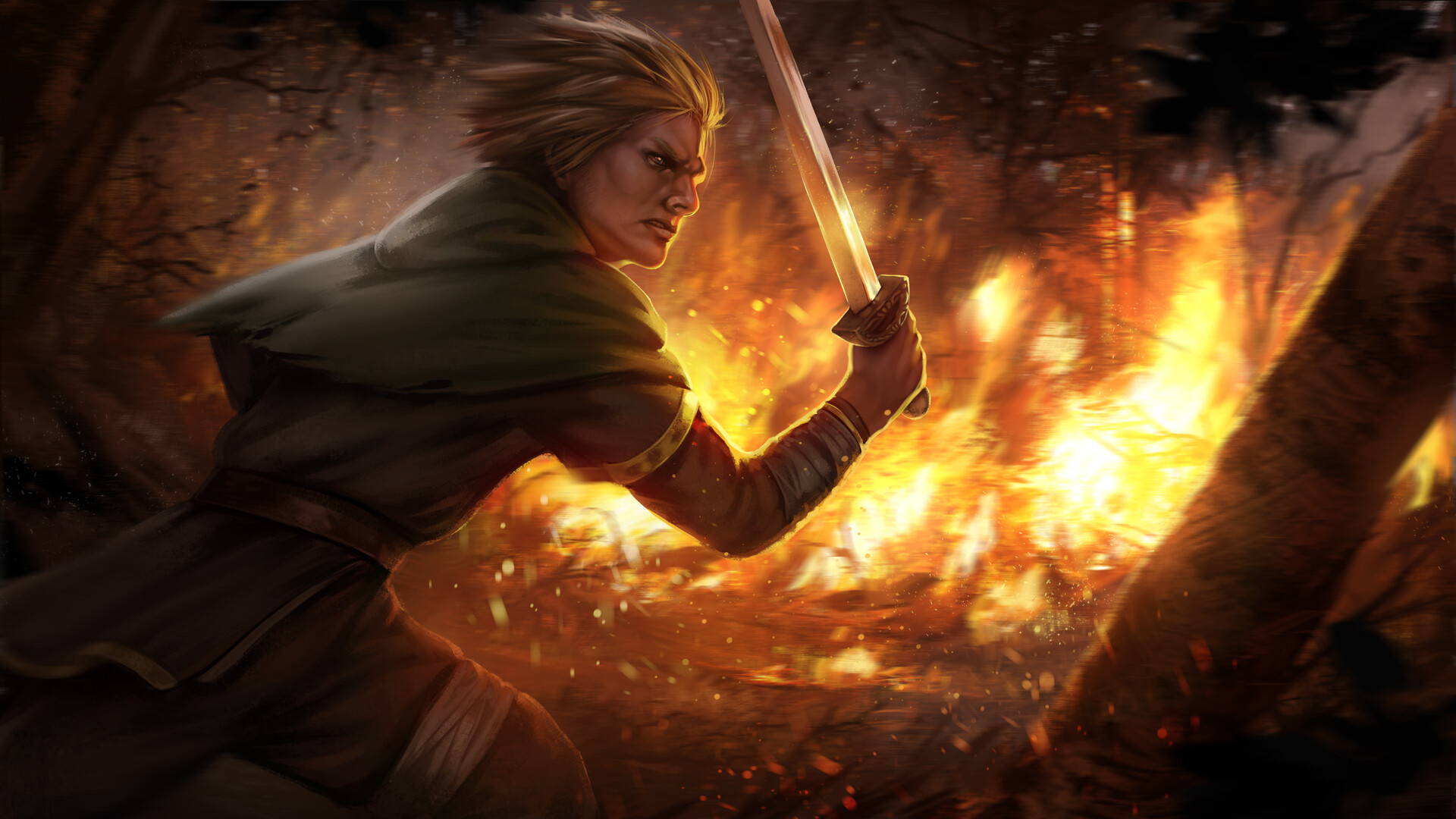1920x1080 Vinland Saga Warrior Art Wallpaper, HD Fantasy 4K Wallpaper, Image and Background
