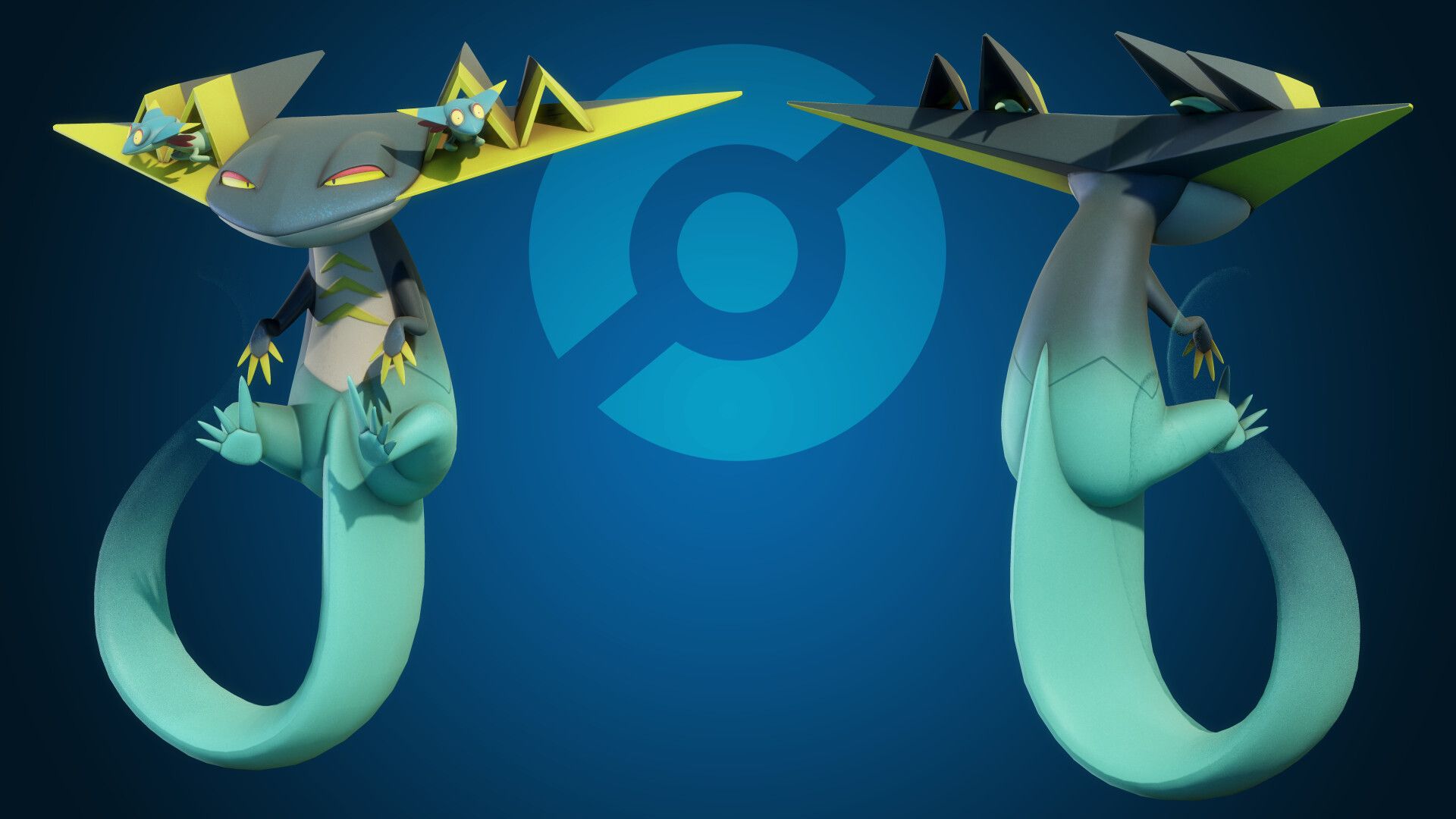 1920x1080 Luca Ammirata Dragapult, Dreepy