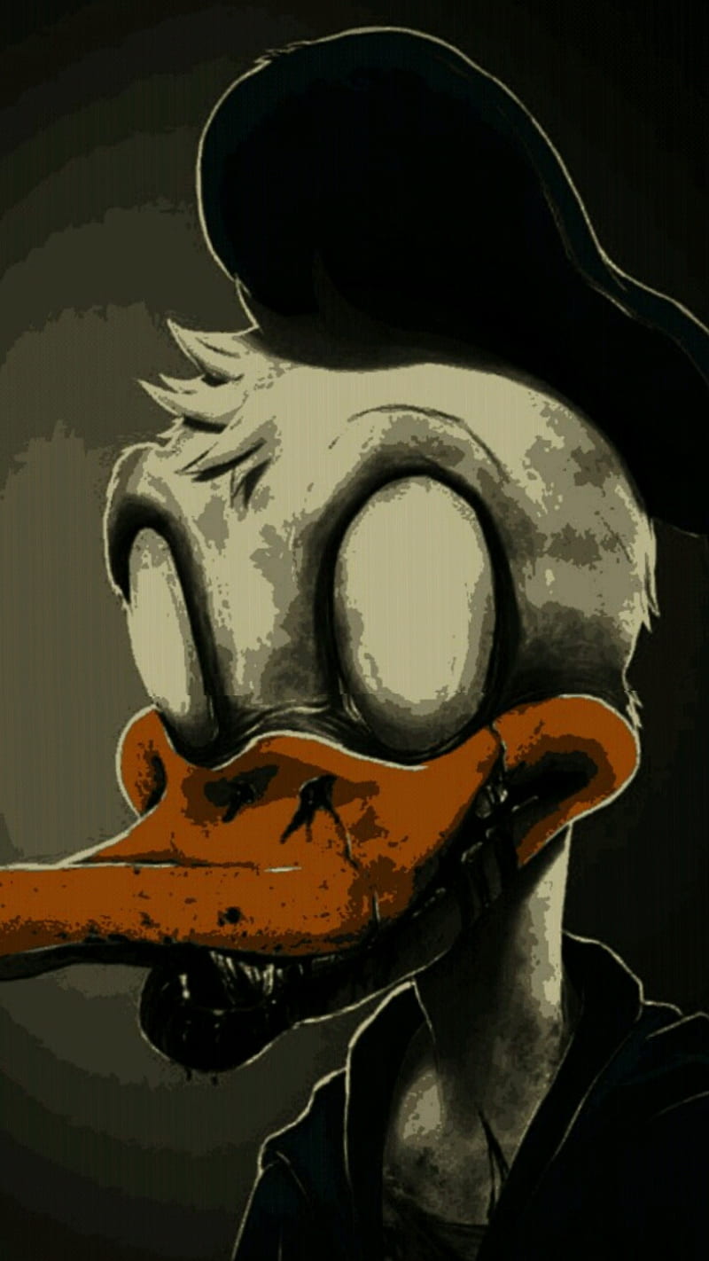 800x1422 Abandoned by disney, creepy, creepypasta, duck, donald, abandoned by disney, HD phone wallpaper