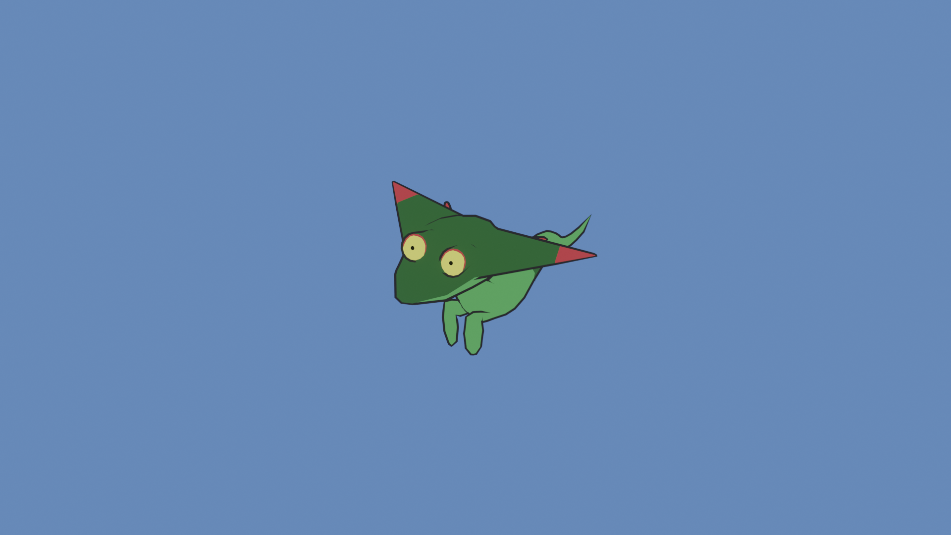 1920x1080 Low Poly Pokemon April 28: Dreepy (Proud Of This One) : R Low_poly