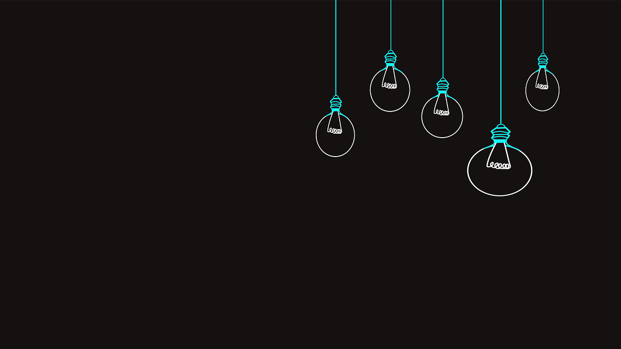 1280x720 Download Bulb Minimal Wallpaper. Royalty Free Vector Graphic