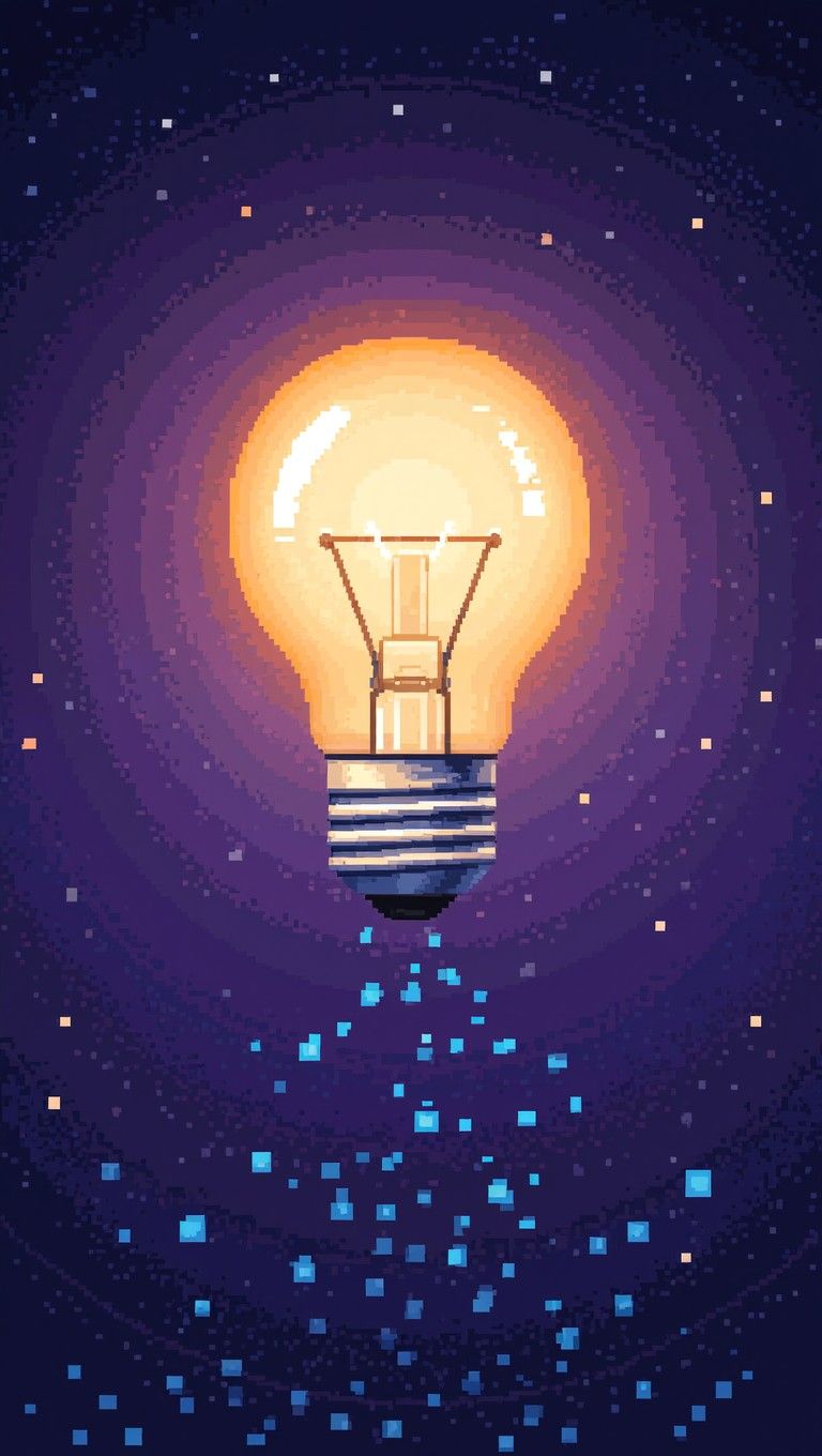 768x1360 Free Digital Idea Fusion Image, Pixel, Innovation