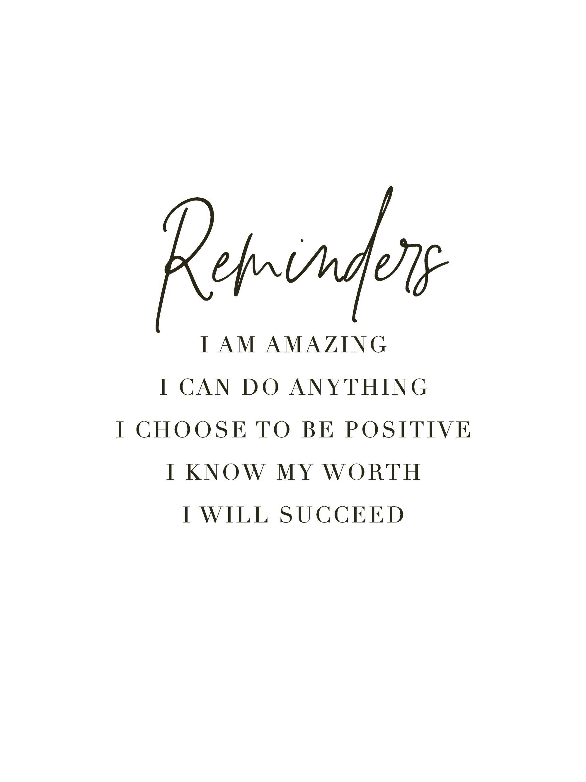 2000x2667 Reminders Print