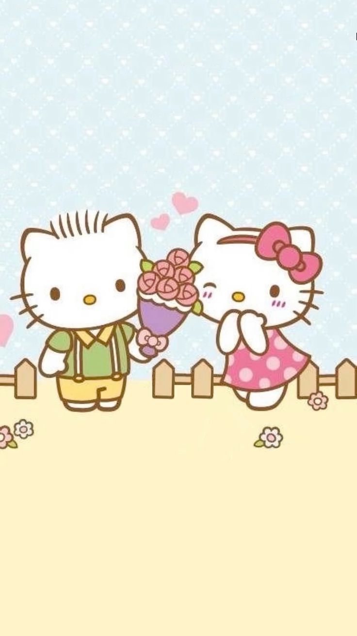 736x1308 Hello Kitty and Dear Daniel Background