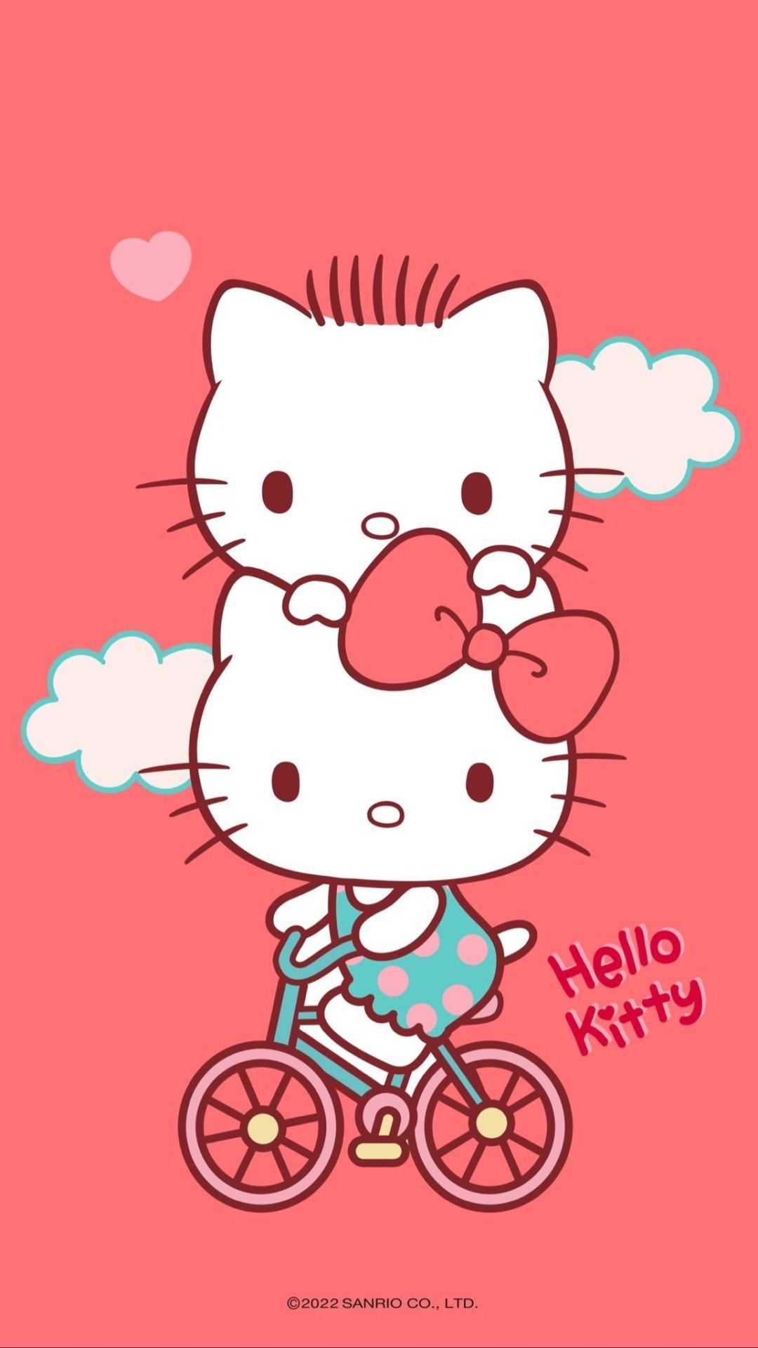 1080x1920 Aesthetic Hello Kitty Valentines Wallpaper
