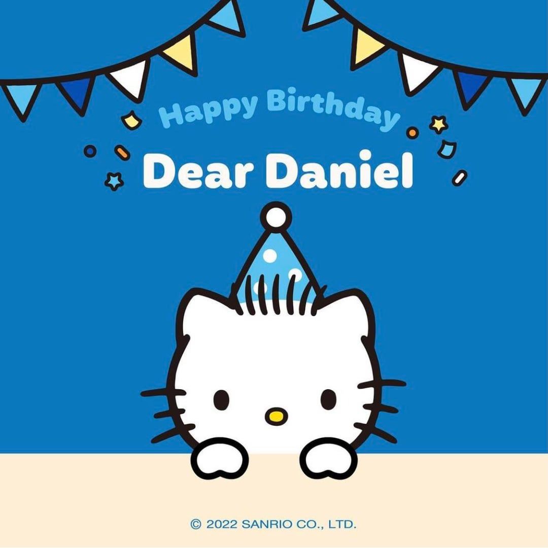 1080x1080 Happy birthday Dear Daniel!