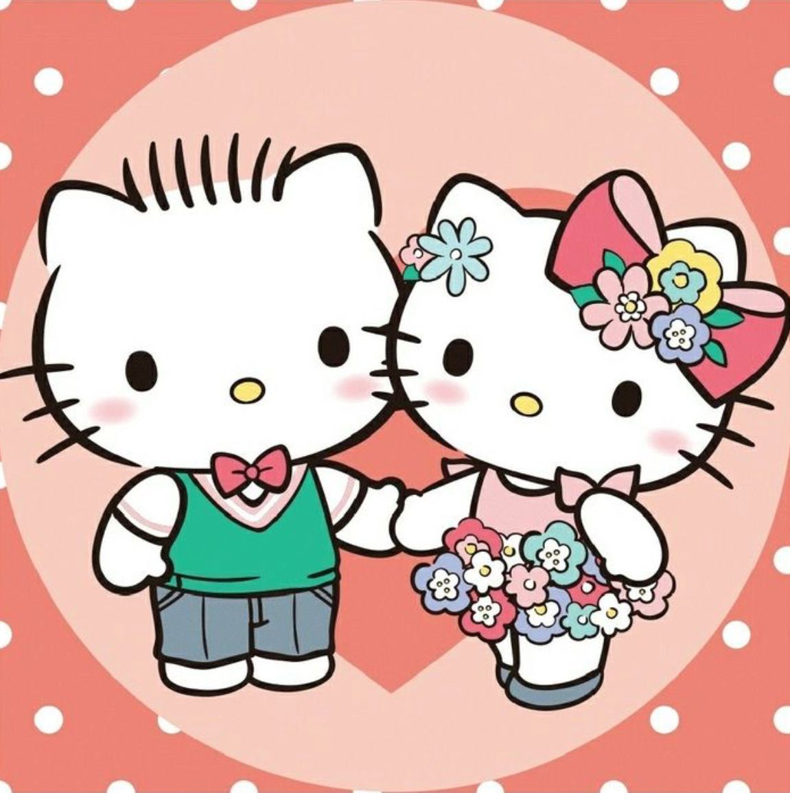 1151x1155 ❤️ todays lesbians of the day are hello kitty and dear daniel! ❤️