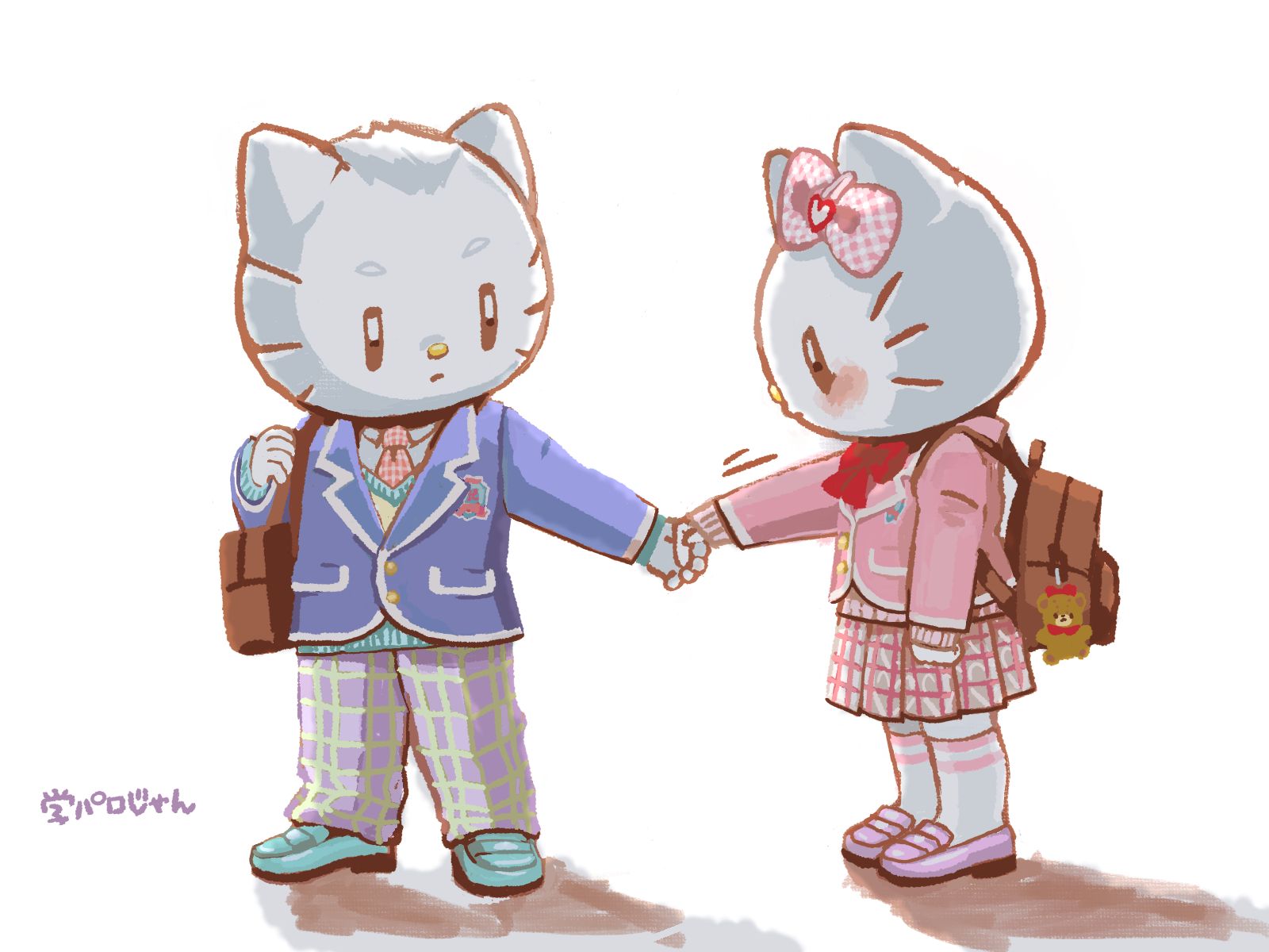 1600x1200 Dear Daniel Kitty Series Anime Image Board