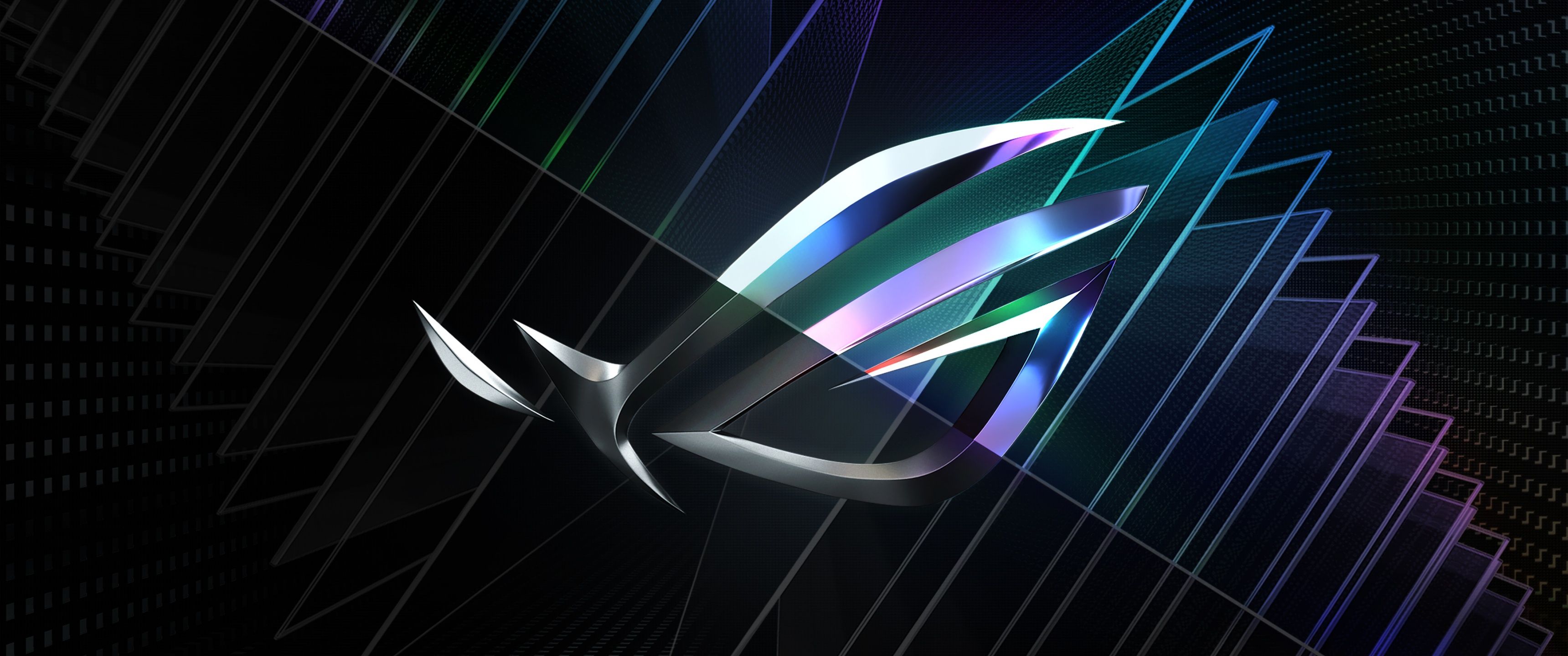 3440x1440 ASUS ROG Wallpaper 4K, Abstract background